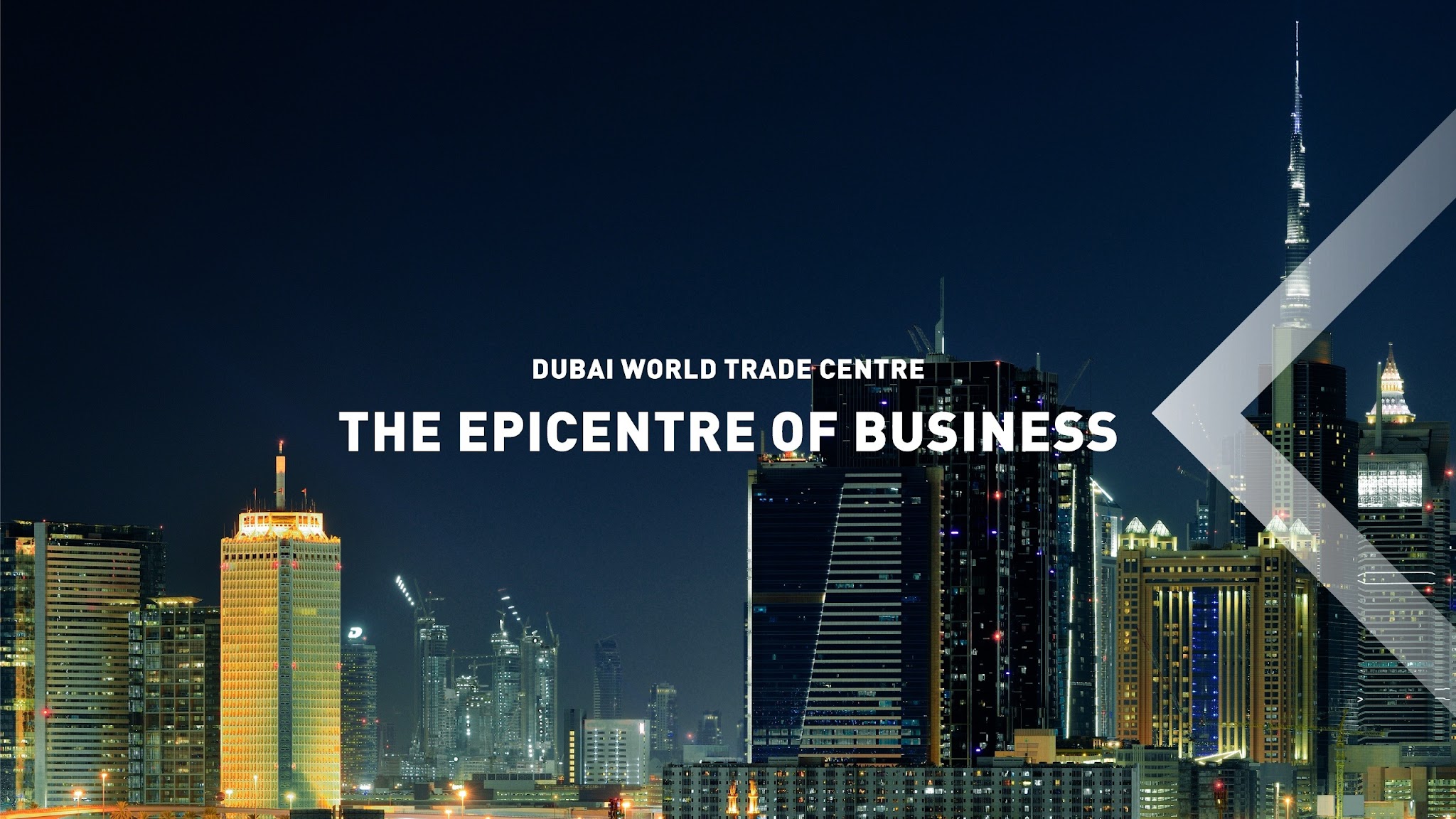 Dubai World Trade Centre YouTube banner