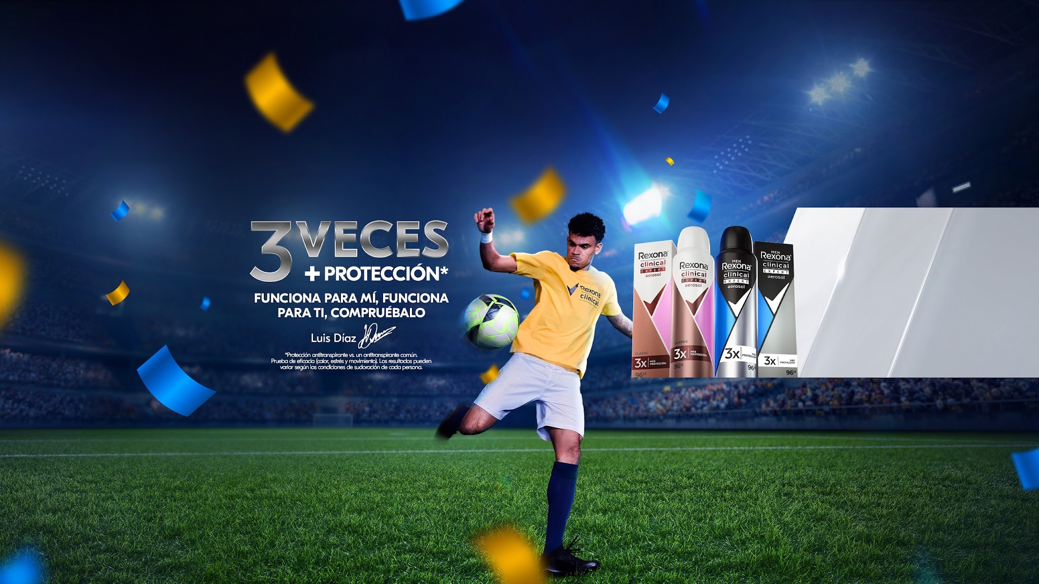 Rexona YouTube banner