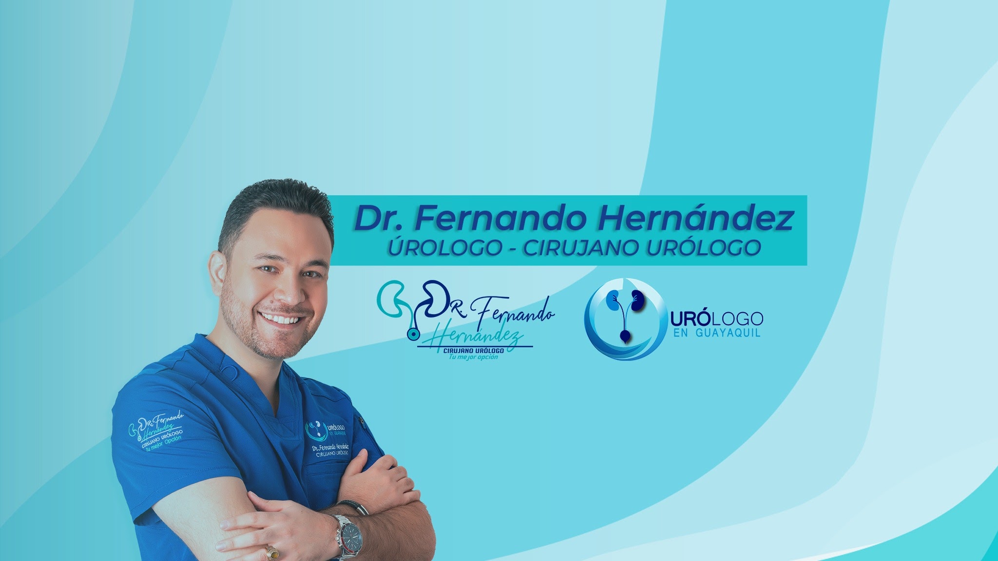 Urólogo en Guayaquil Dr Fernando Hernández YouTube banner