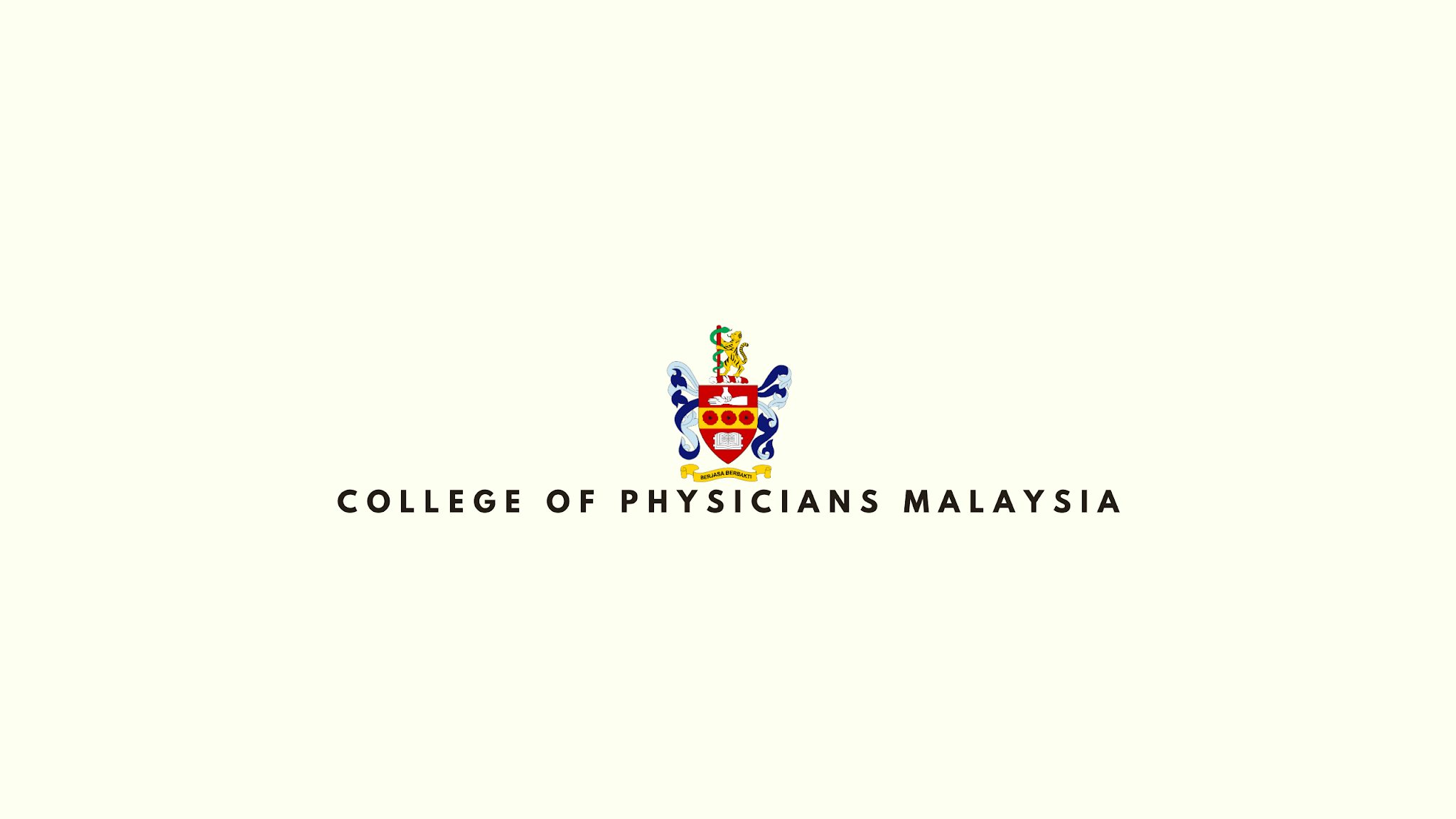 College of Physicians Malaysia YouTube banner