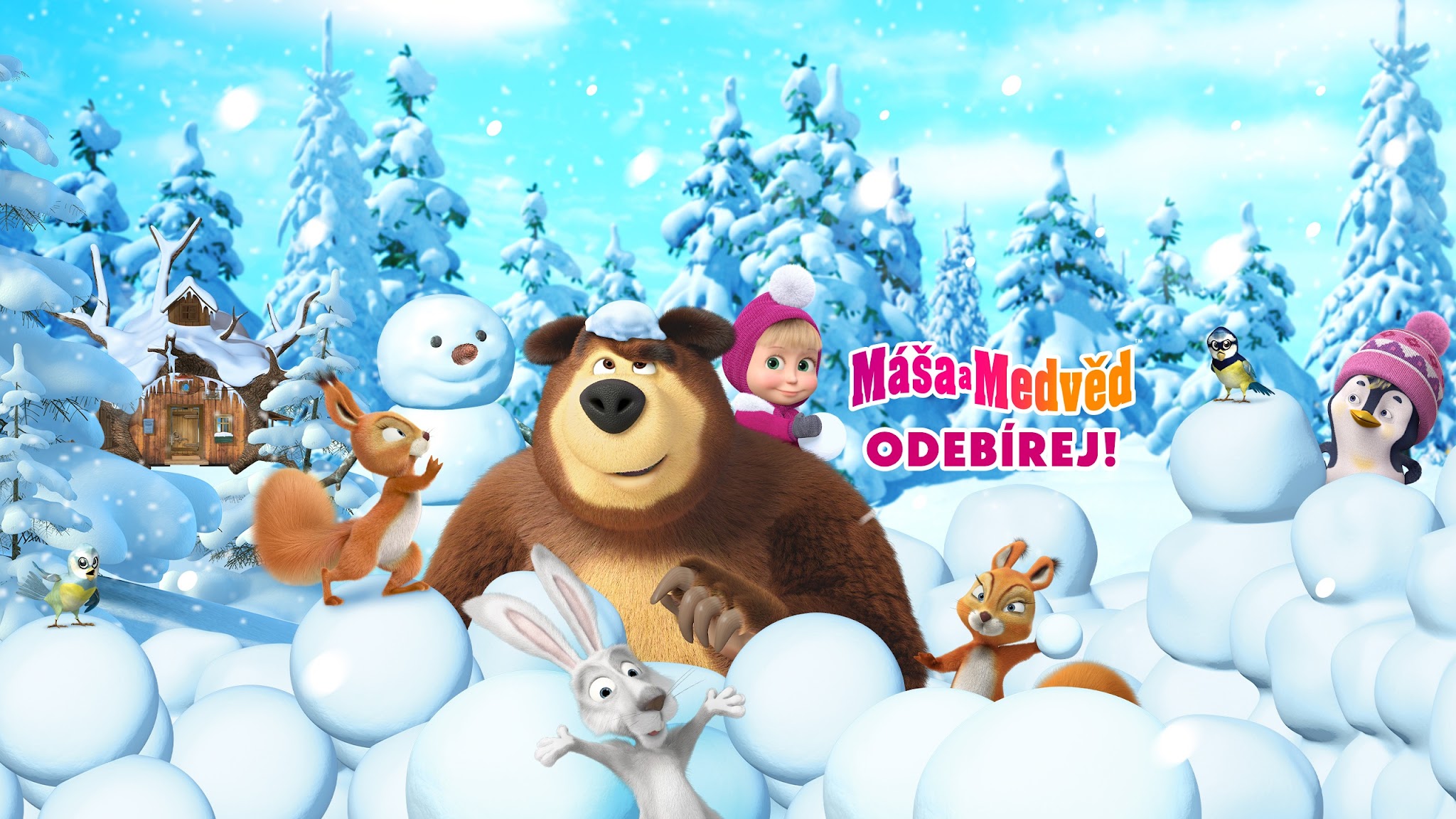 Máša a Medvěd YouTube banner