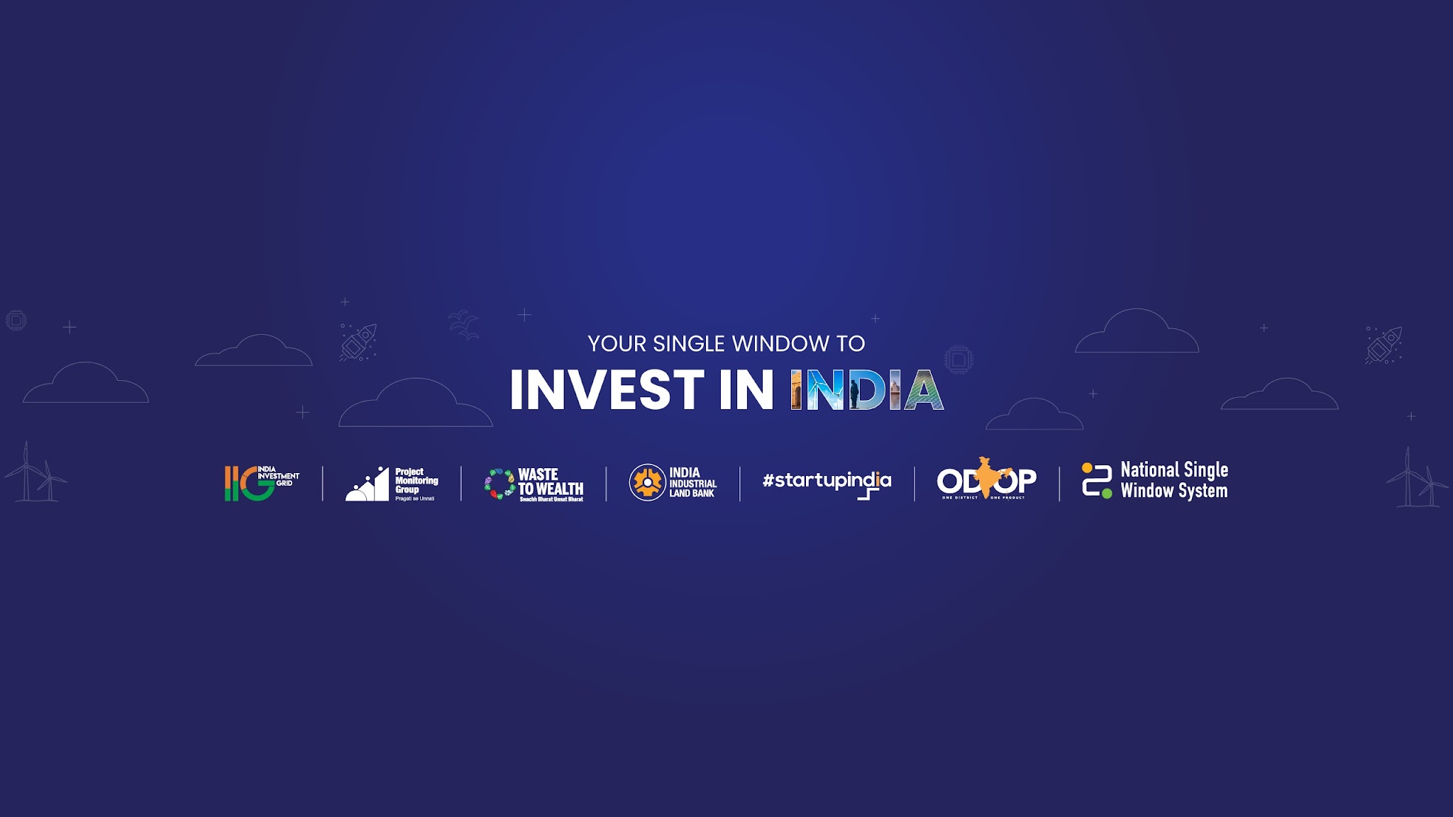 Invest India YouTube banner