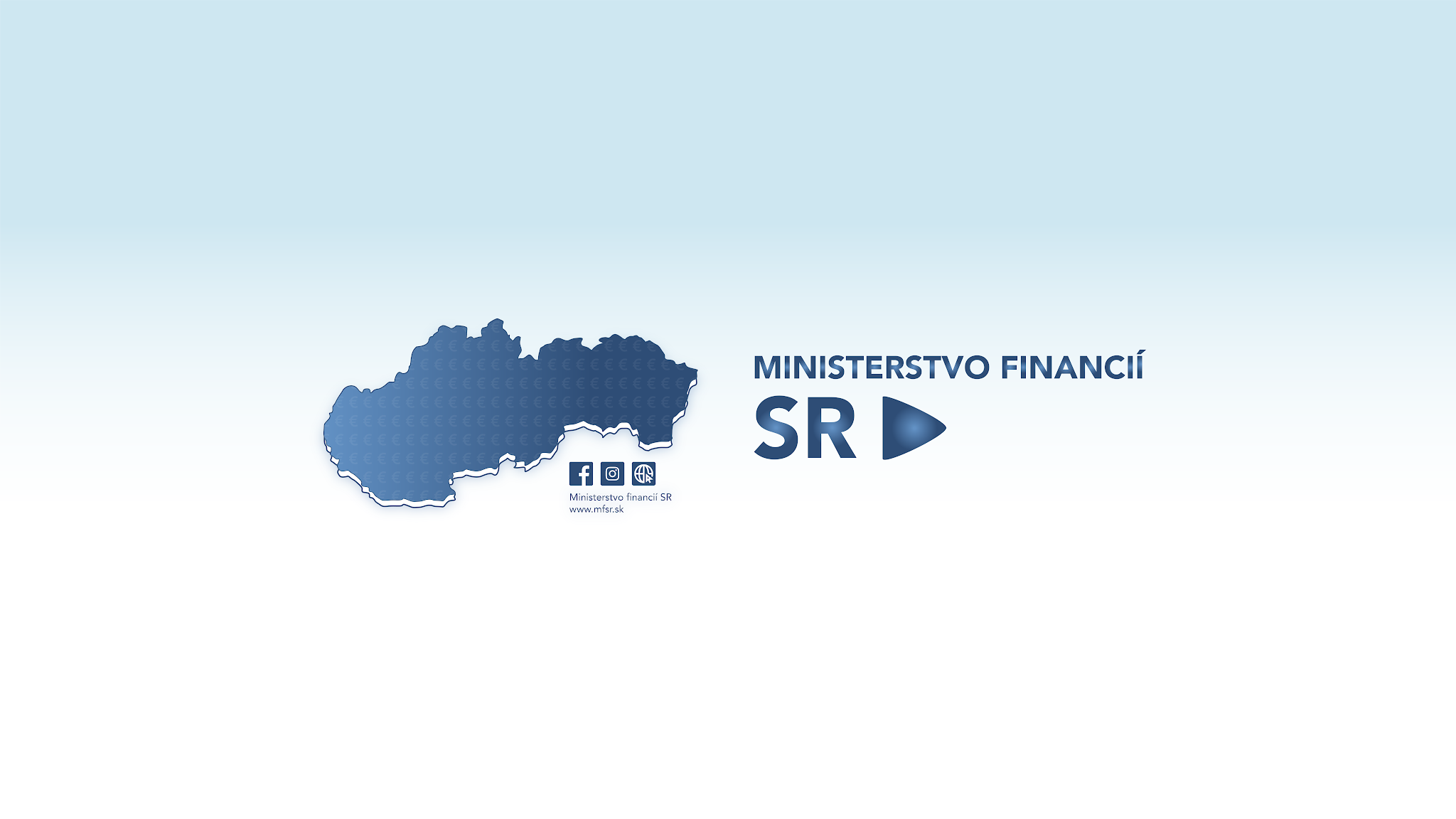 Ministerstvo financií SR YouTube banner