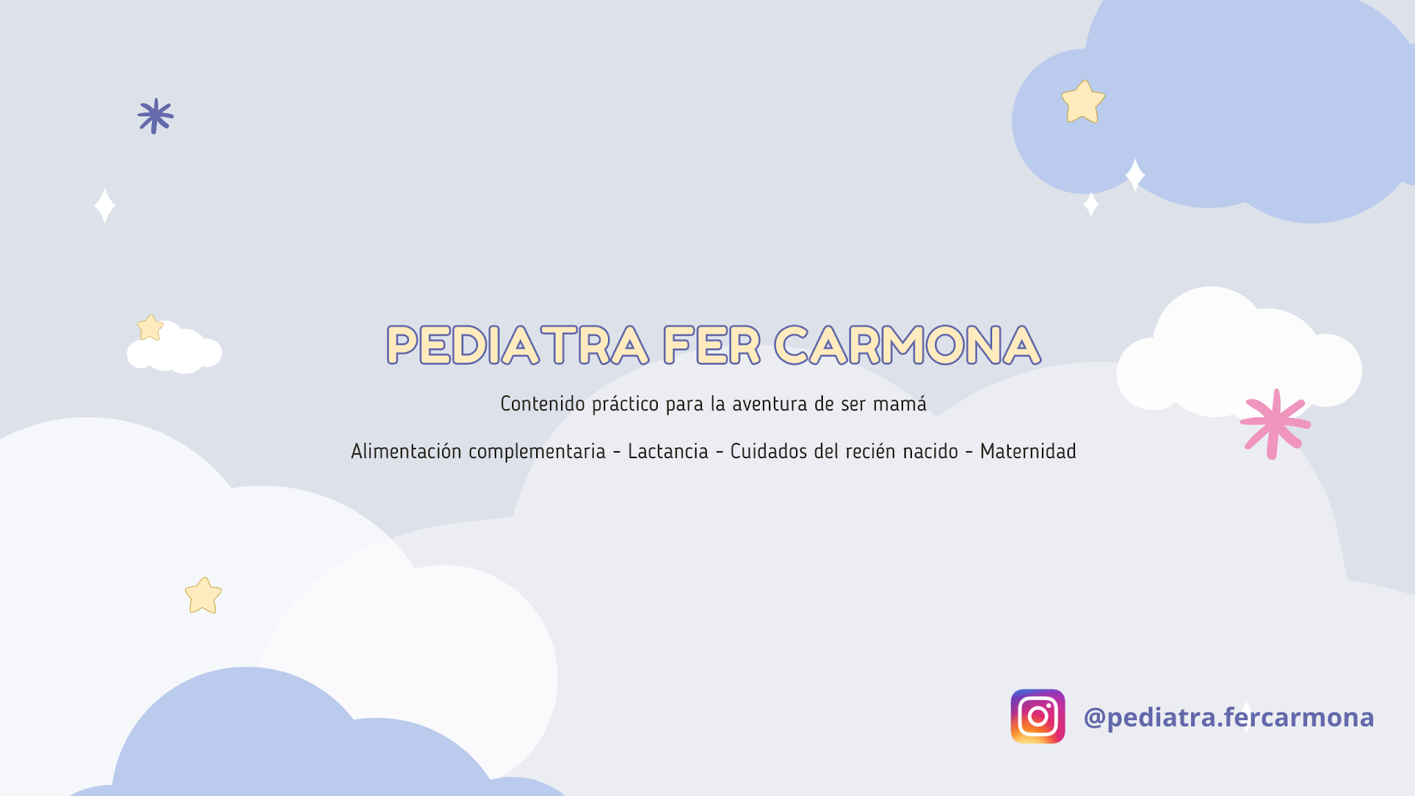 Pediatra Fer Carmona YouTube banner