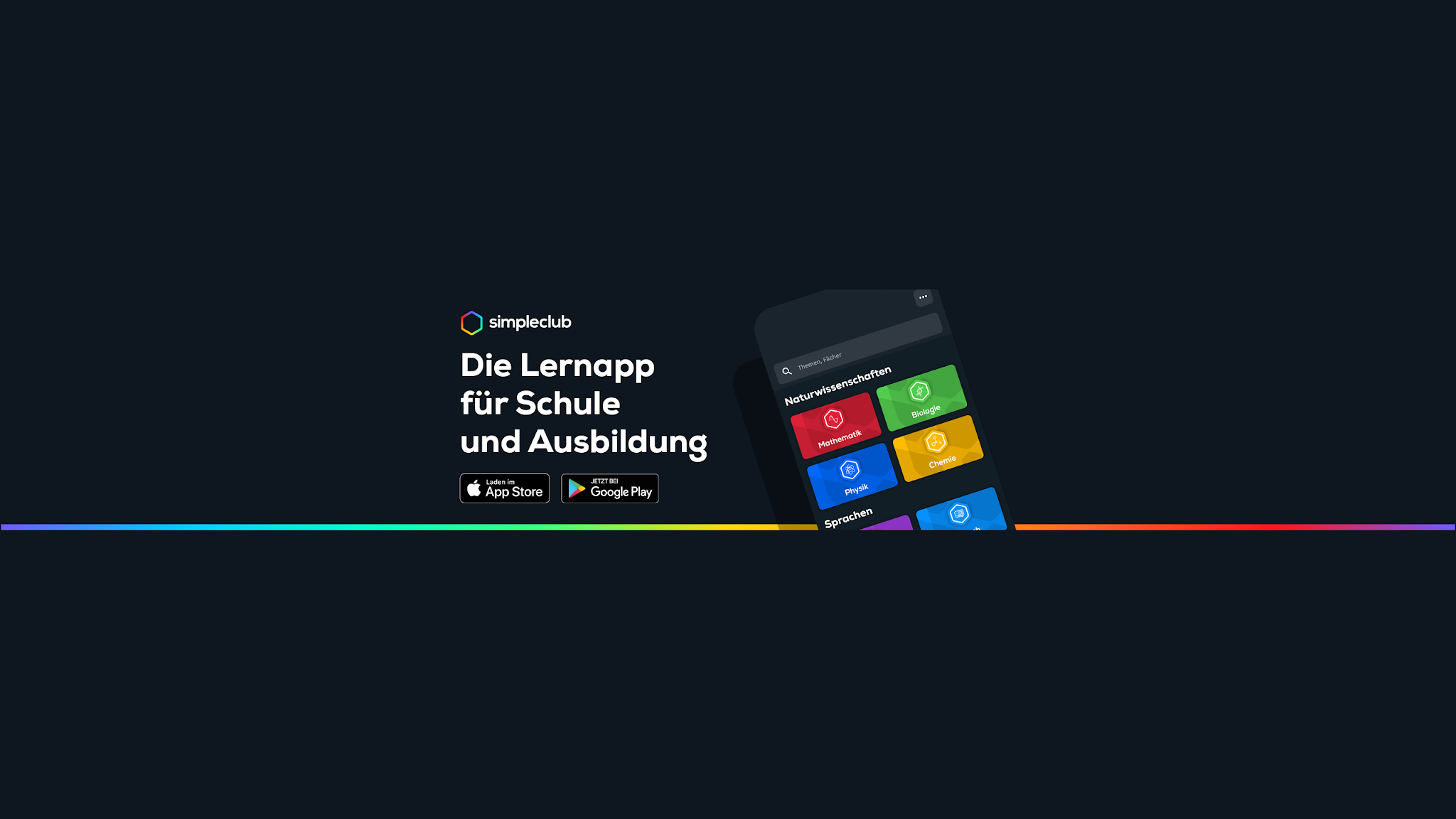 simpleclub - Die Lernapp YouTube banner