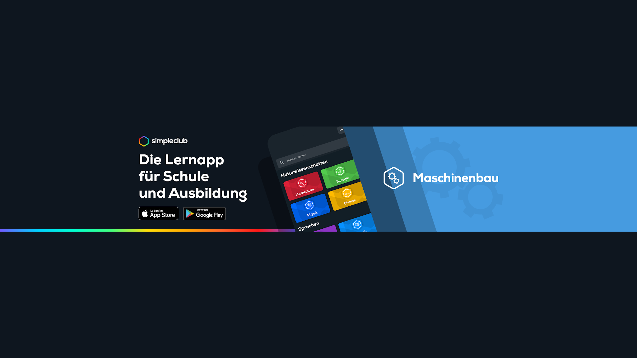 Maschinenbau - simpleclub YouTube banner