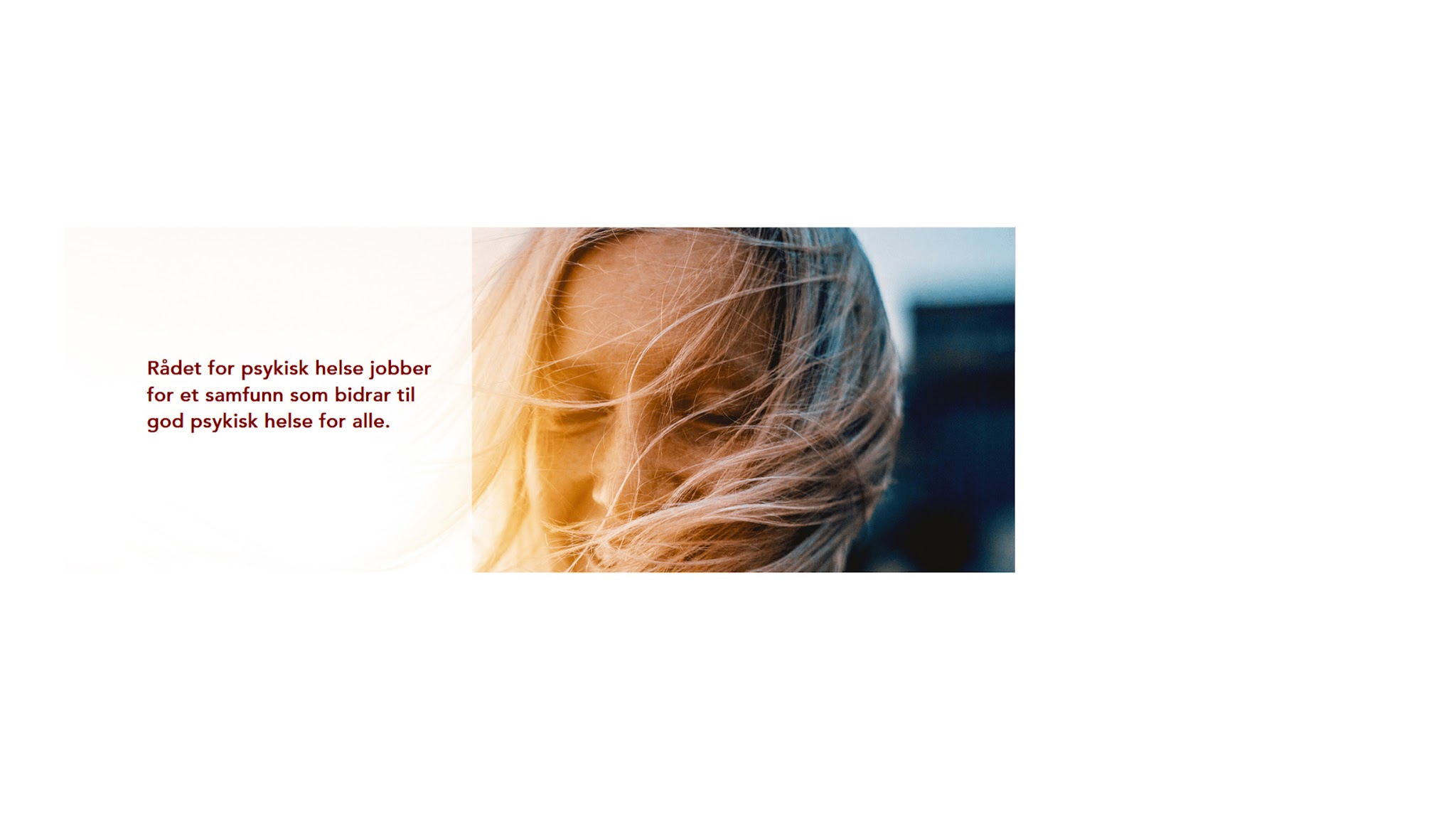 Rådet for psykisk helse YouTube banner