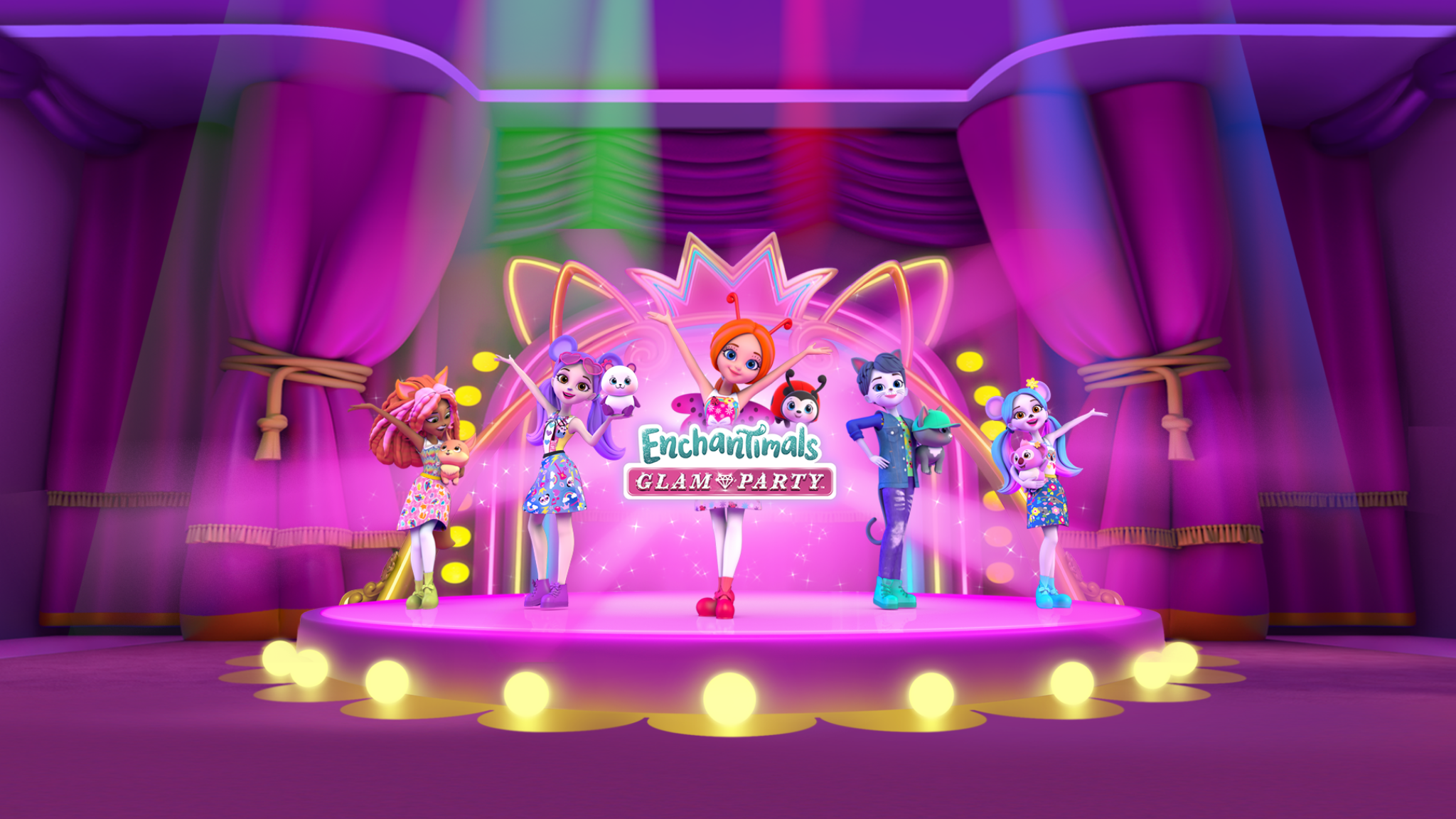 Enchantimals Čeština YouTube banner