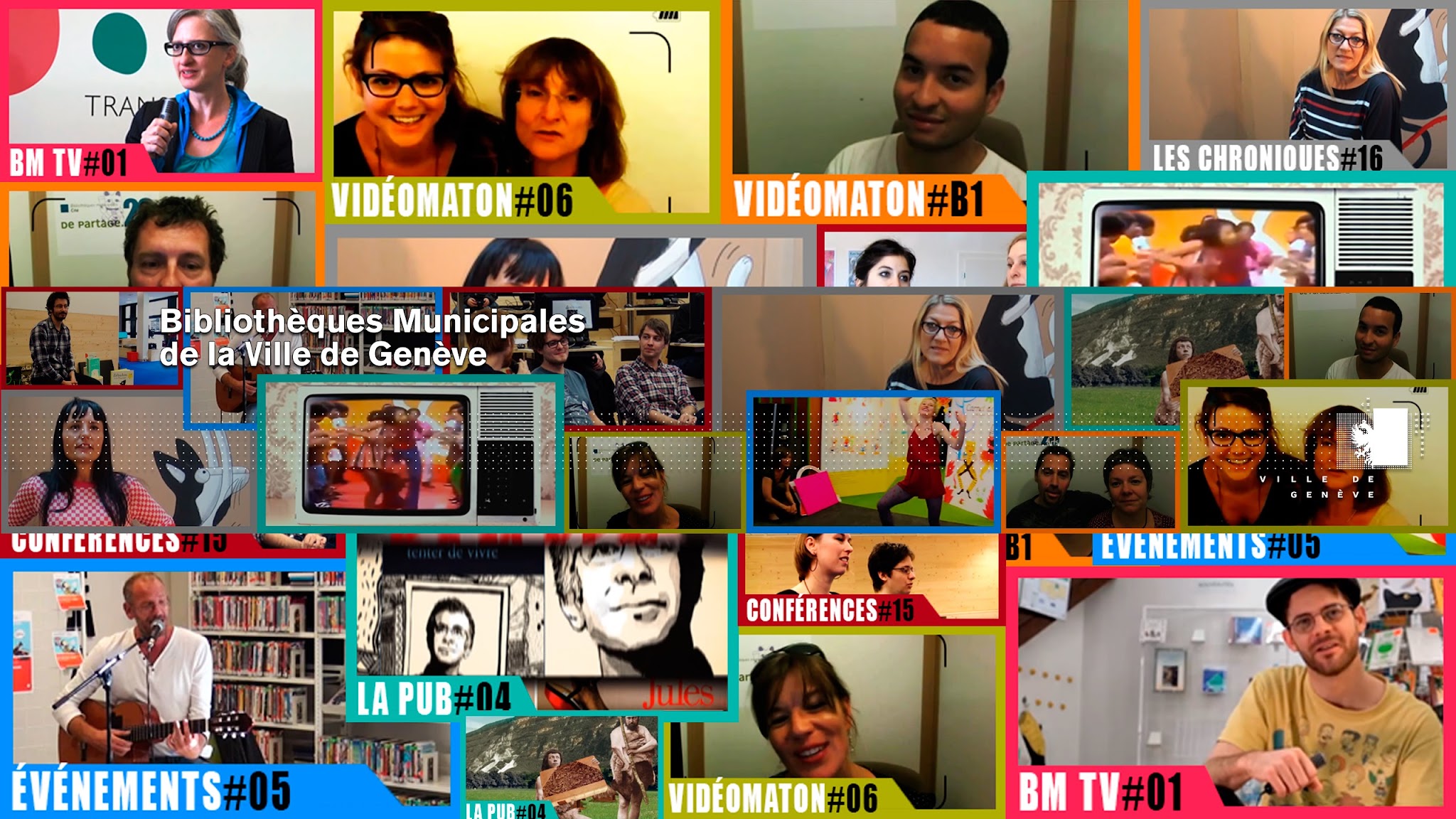 Bibliothèques municipales de la ville de Genève YouTube banner
