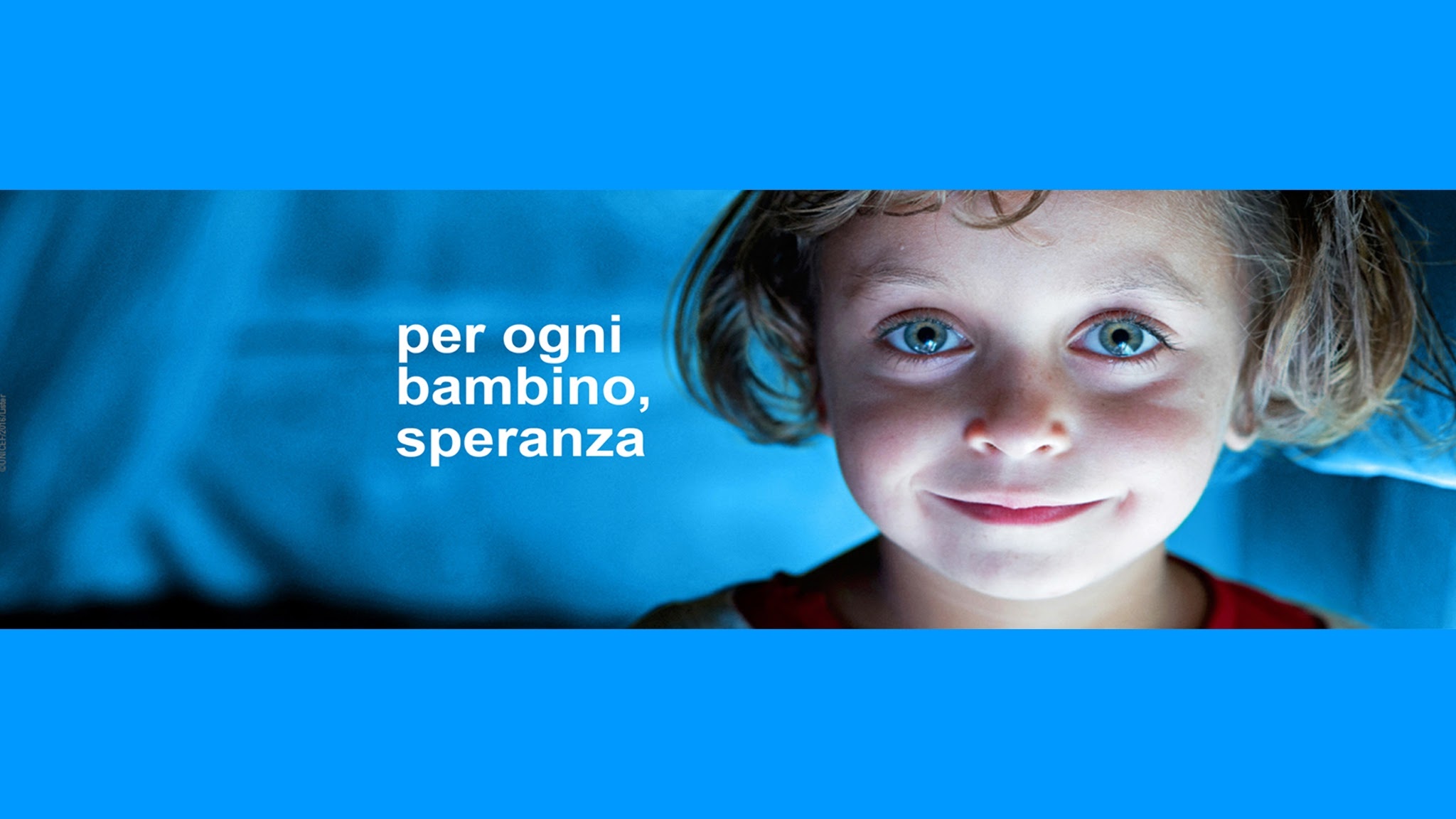UNICEF Italia YouTube banner