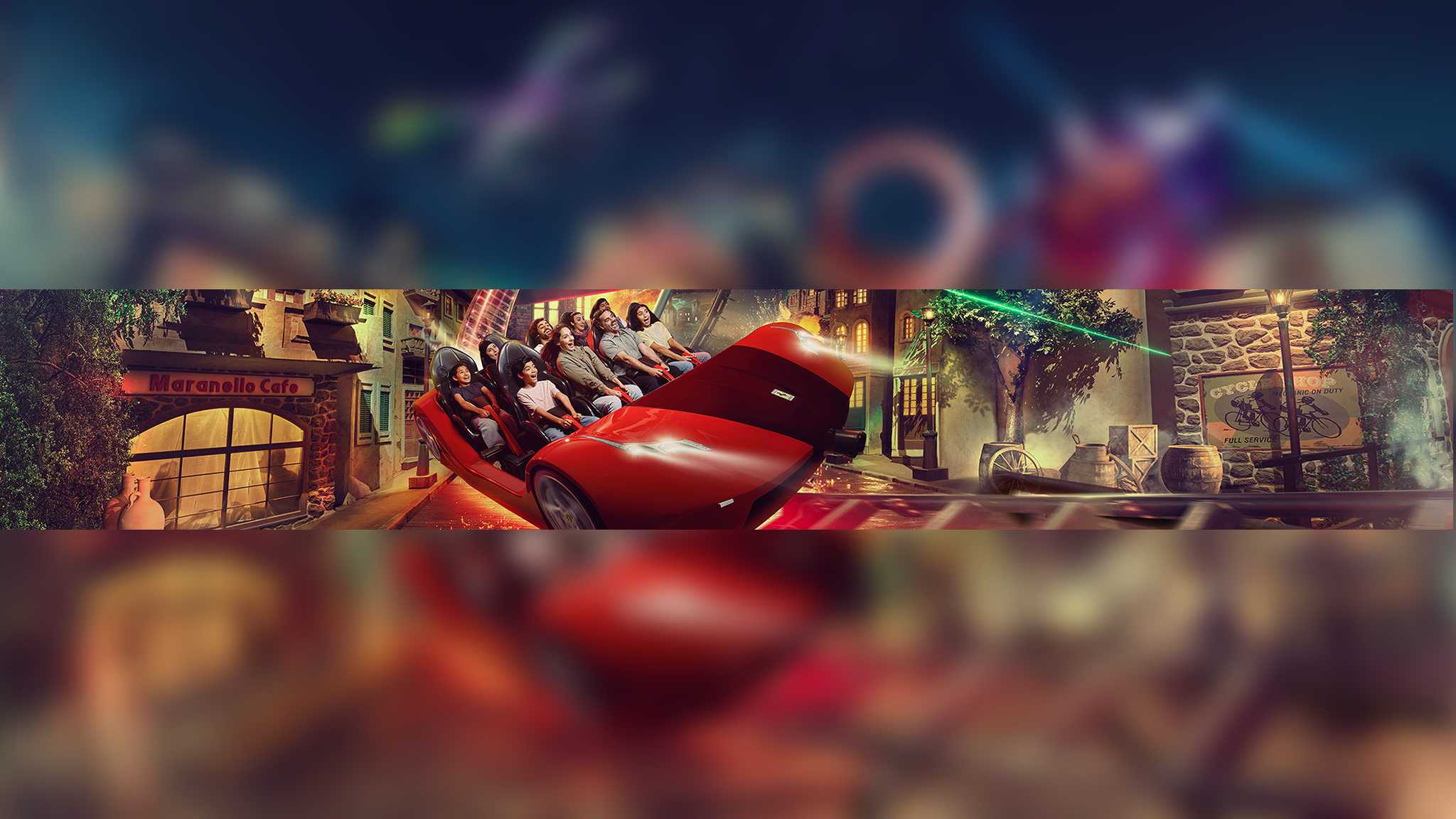 Ferrari World Yas Island, Abu Dhabi YouTube banner