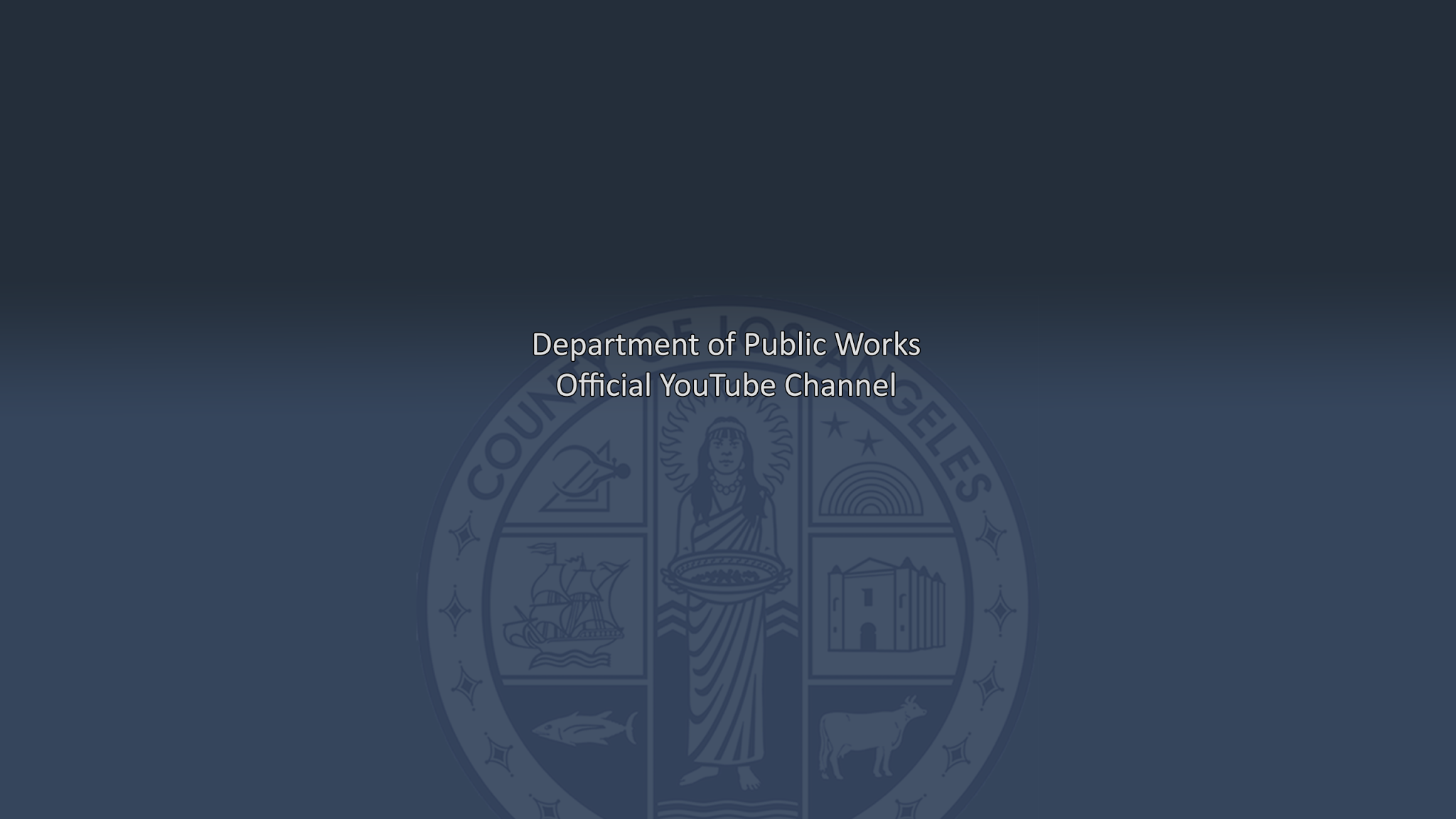 LA County Public Works YouTube banner