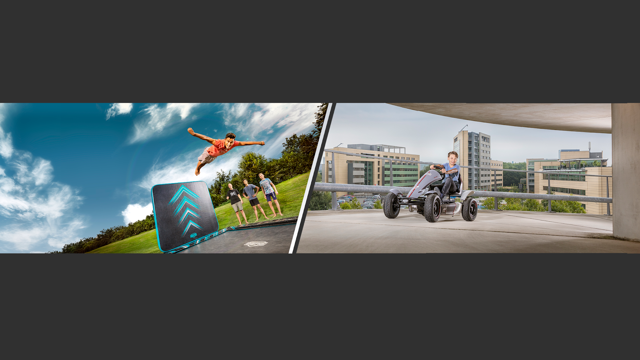 BERG Skelters en Trampolines YouTube banner