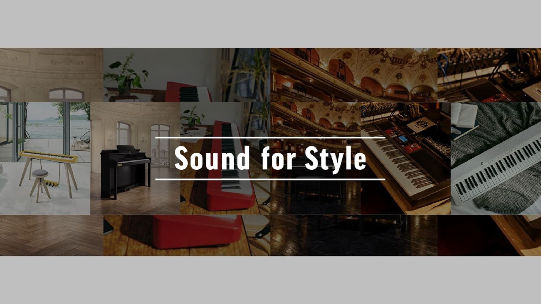 CASIO Music Global YouTube banner