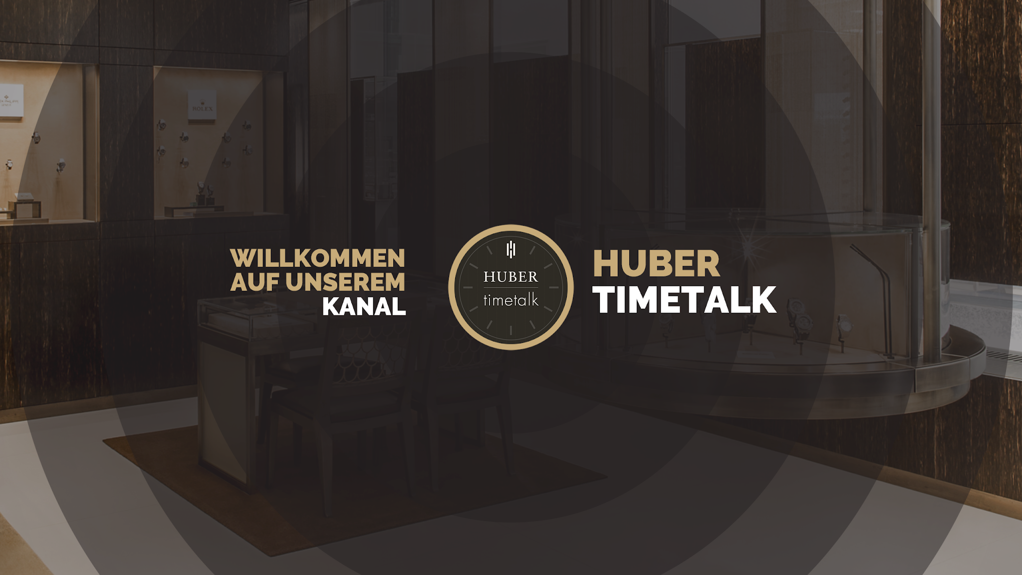 Huber TimeTalk YouTube banner