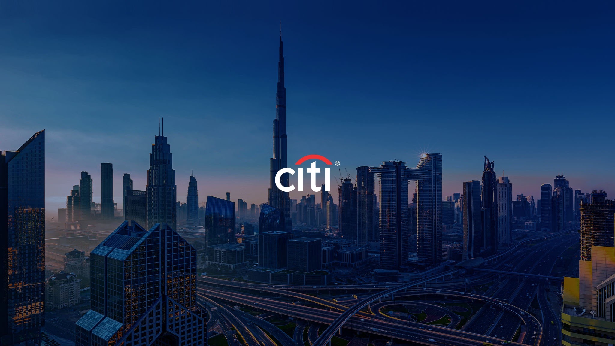Citi UAE YouTube banner