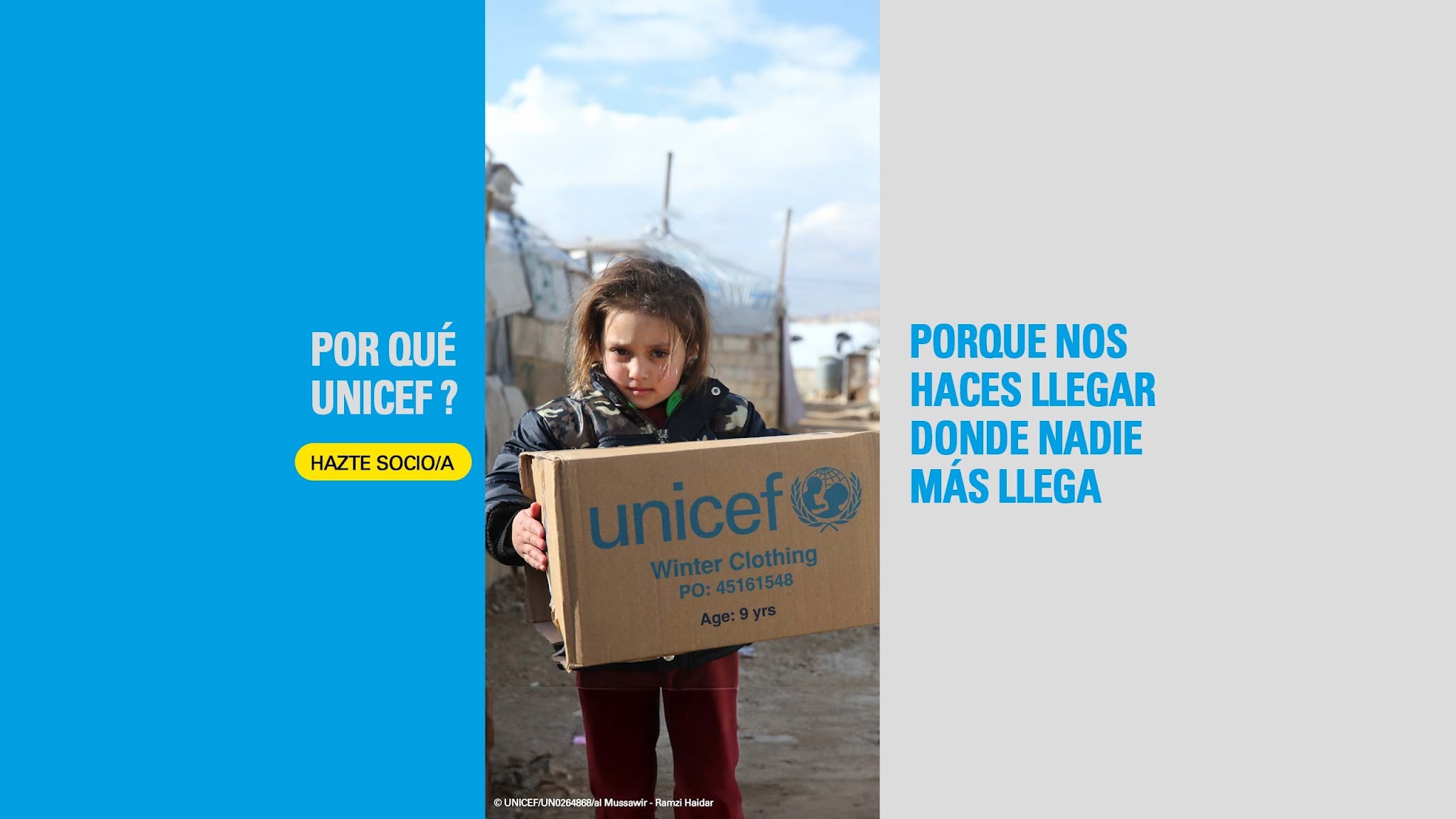 UNICEF España YouTube banner