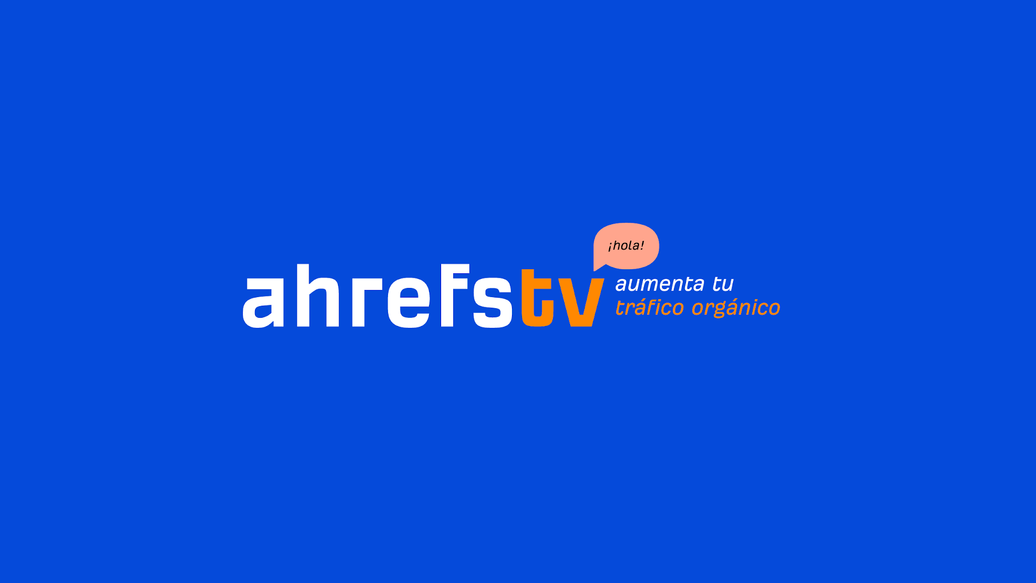 Ahrefs ES YouTube banner