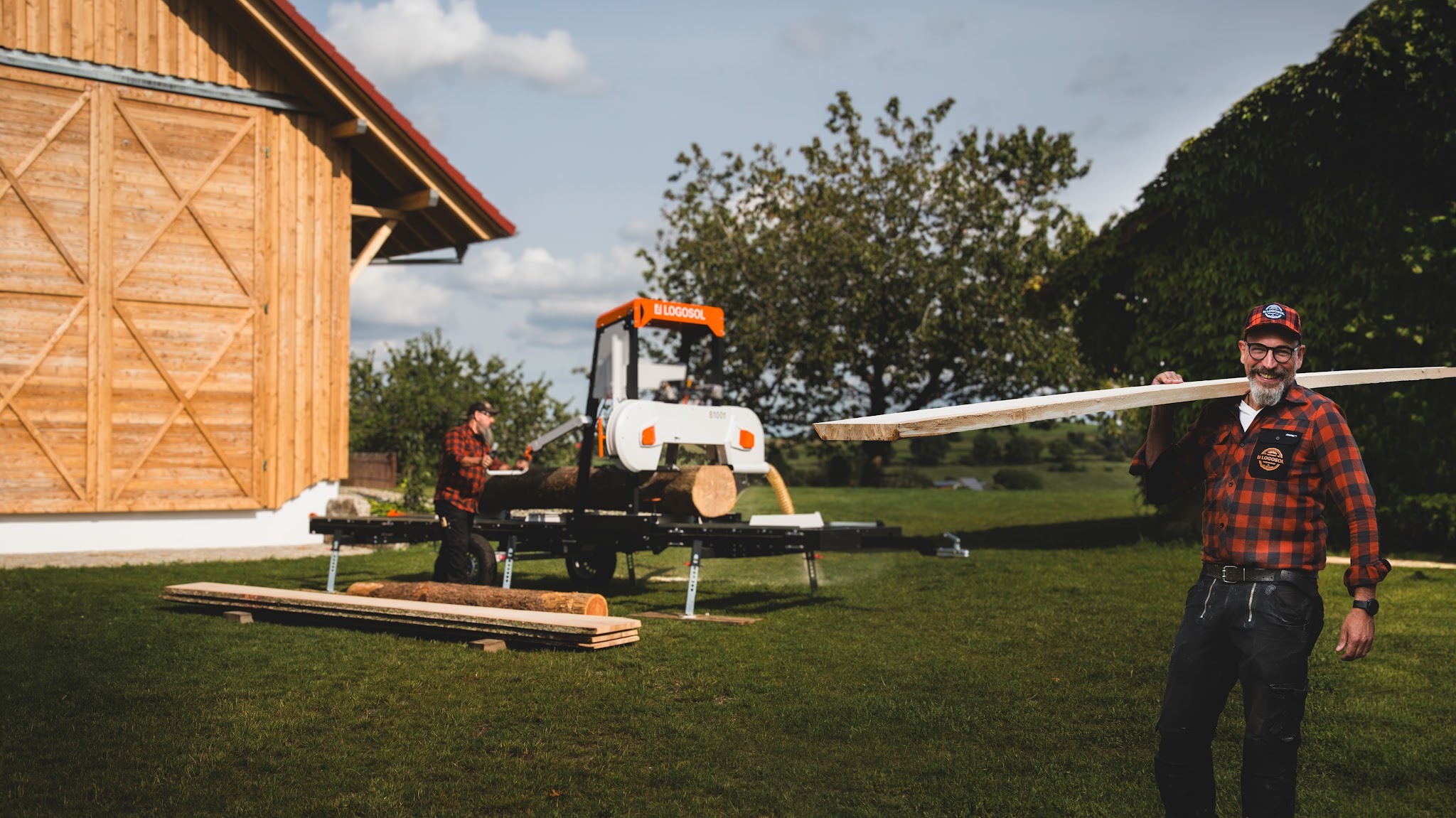 Logosol Portable Sawmills YouTube banner