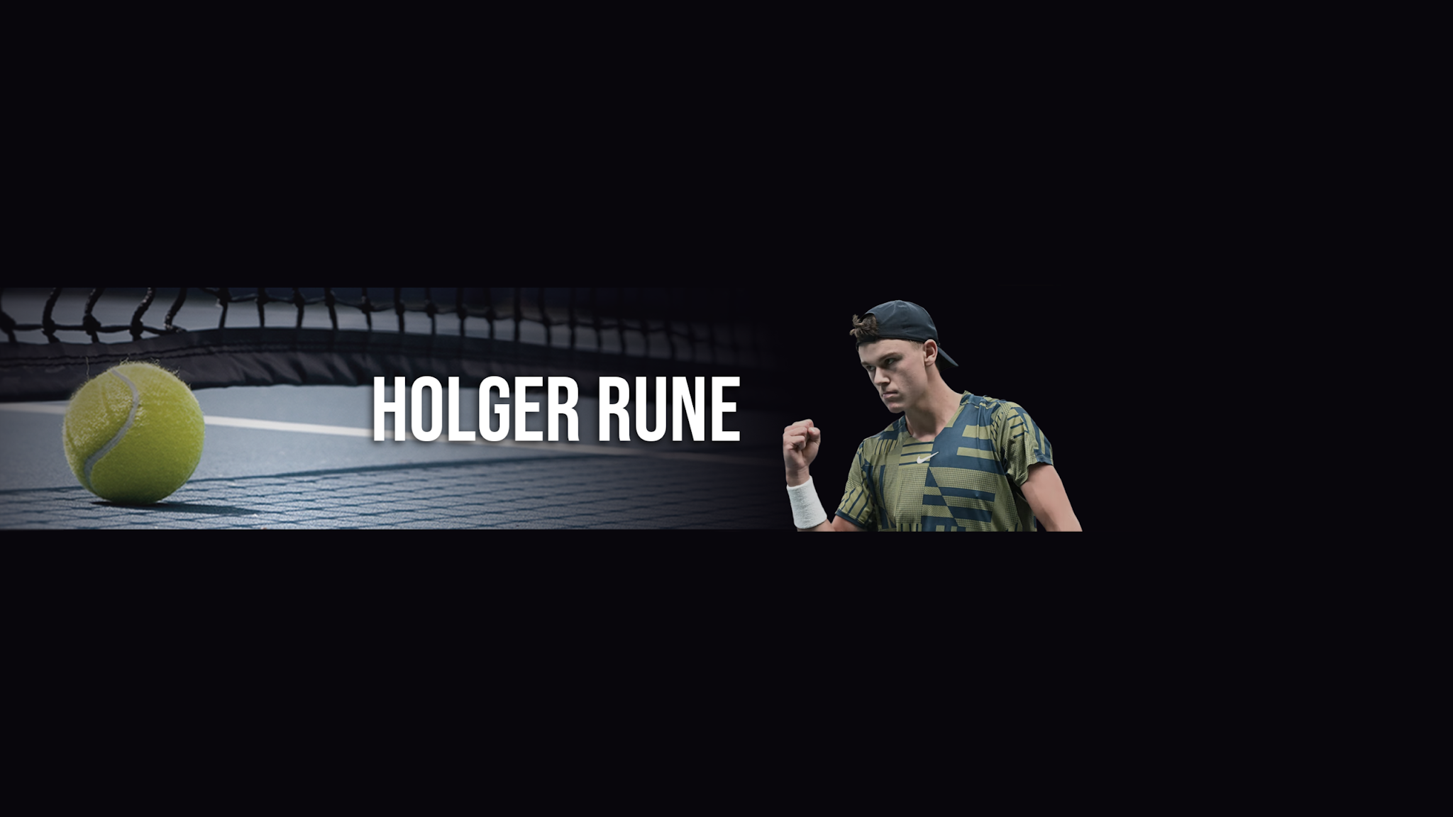 Holger Rune YouTube banner