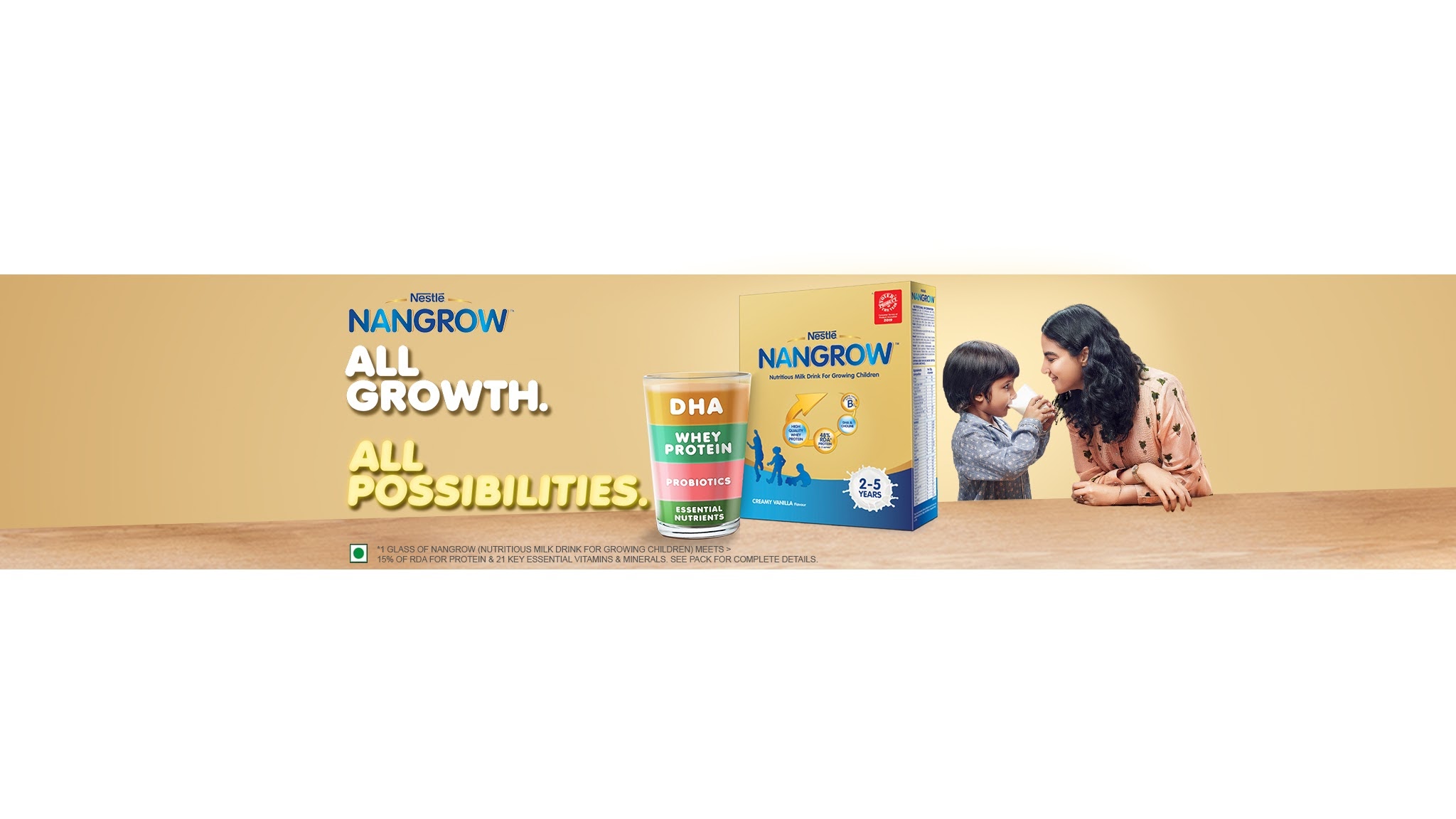 Nestlé NANGROW YouTube banner