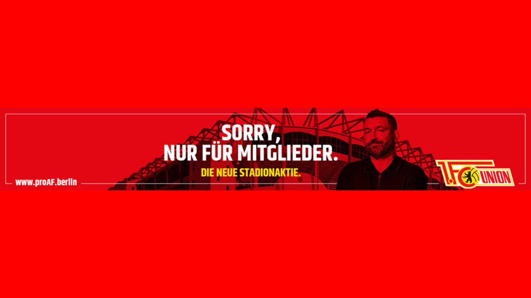 1. FC Union Berlin YouTube banner