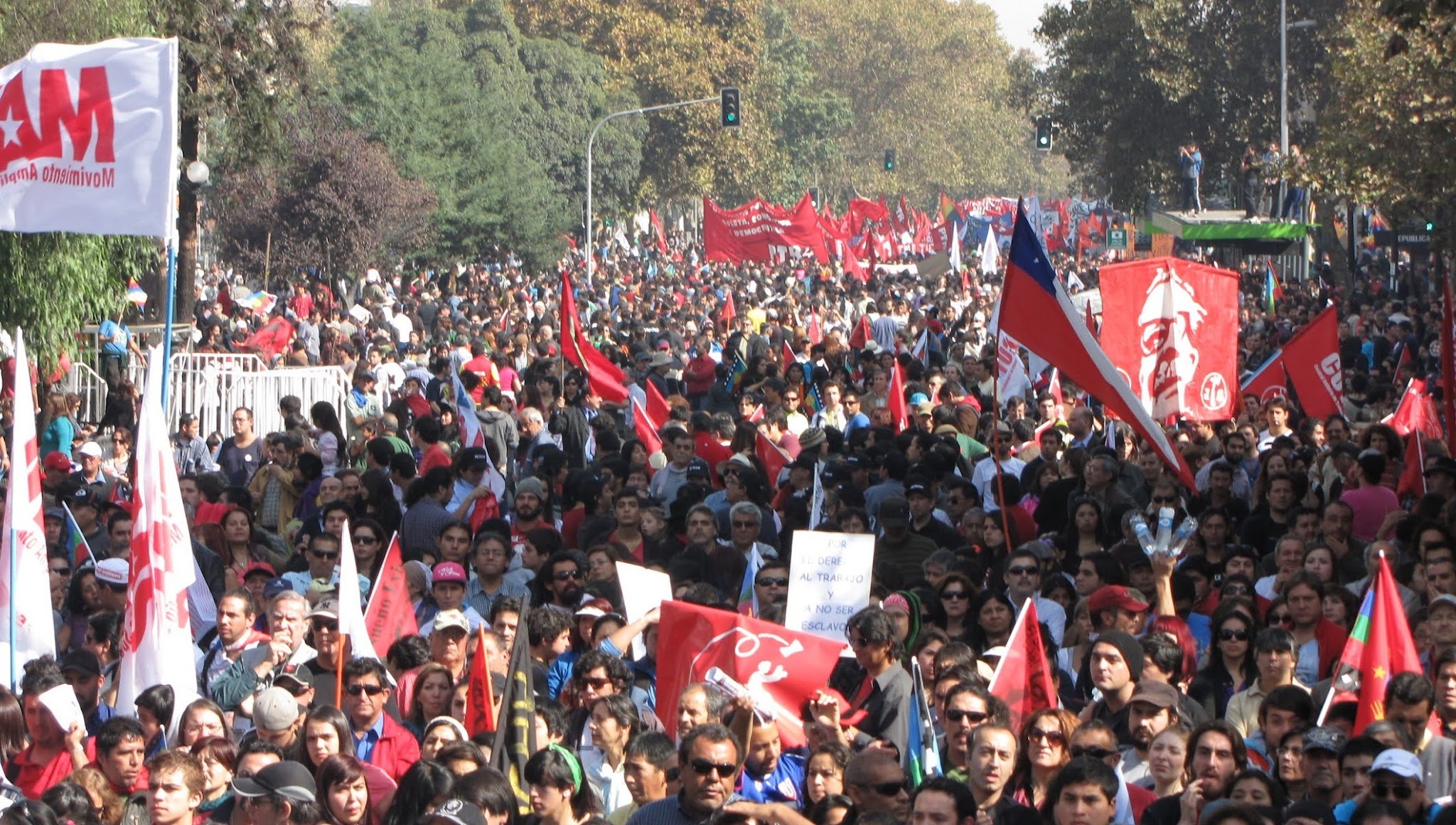 Central Unitaria Trabajadores de Chile YouTube banner
