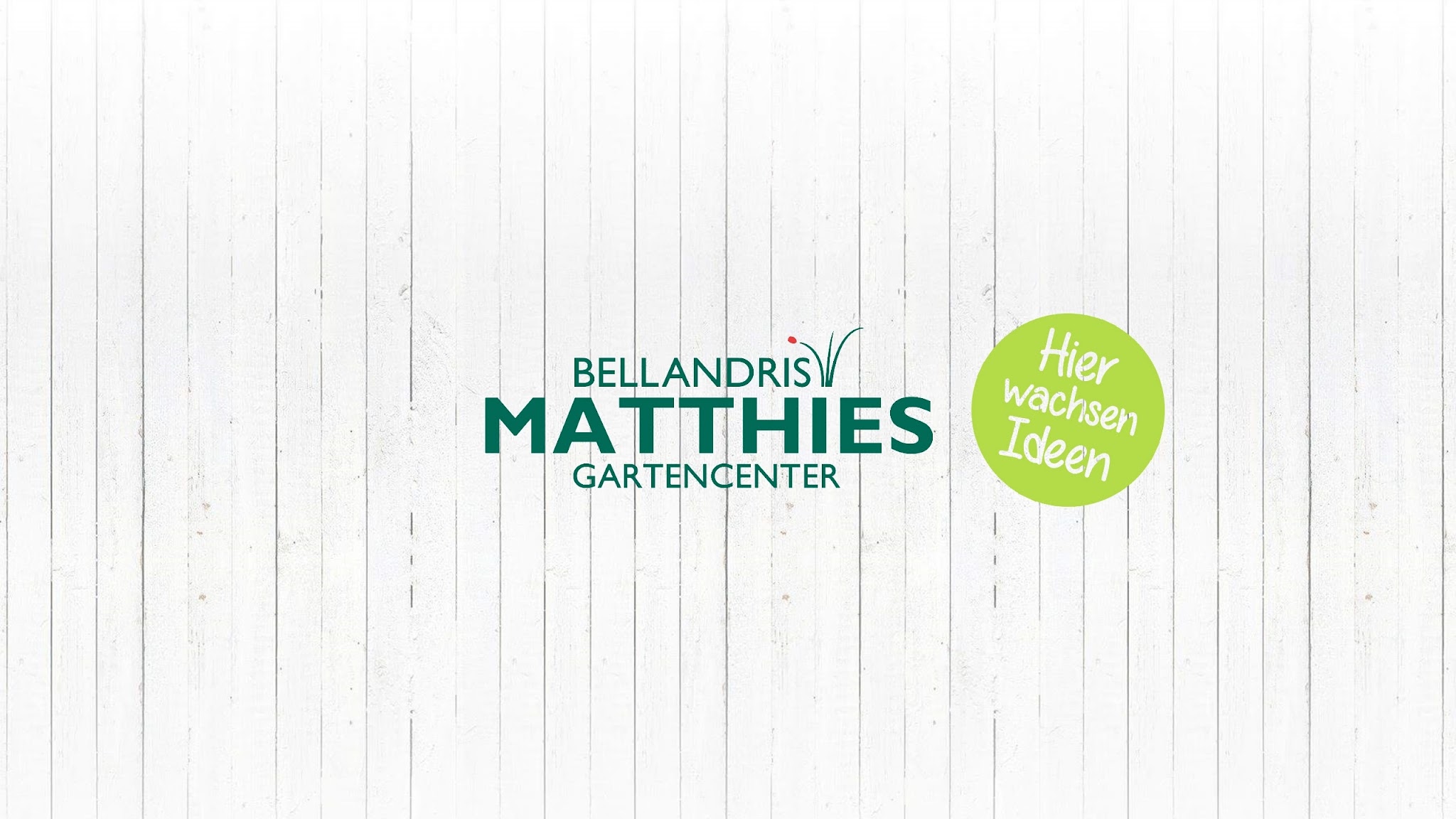 Matthies Gartencenter YouTube banner