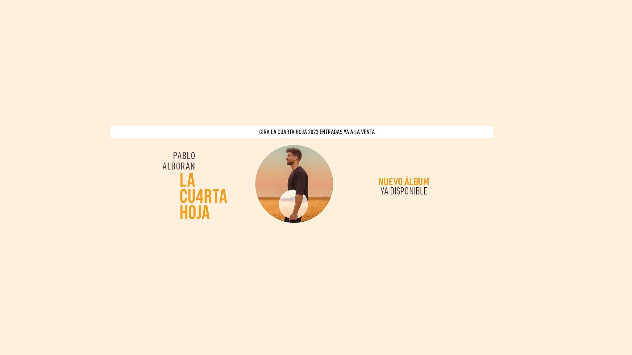 Pablo Alborán YouTube banner