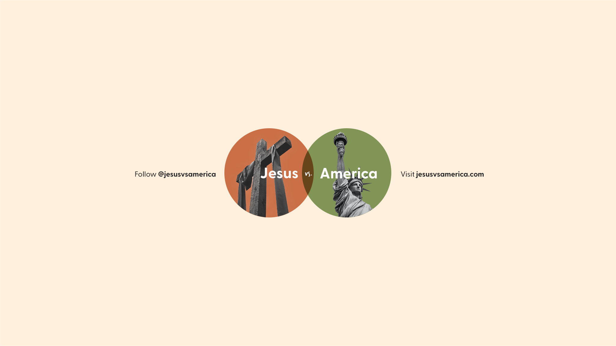 Jesus vs. America YouTube banner