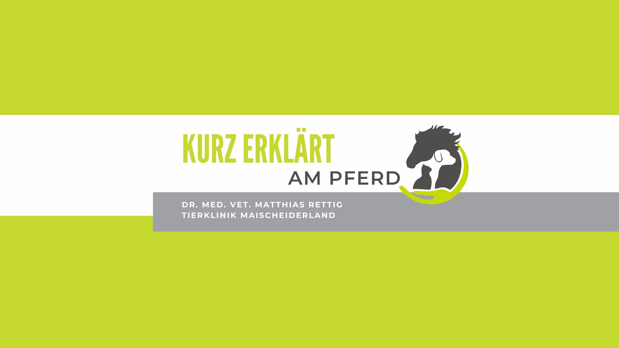 Tierklinik Maischeiderland YouTube banner