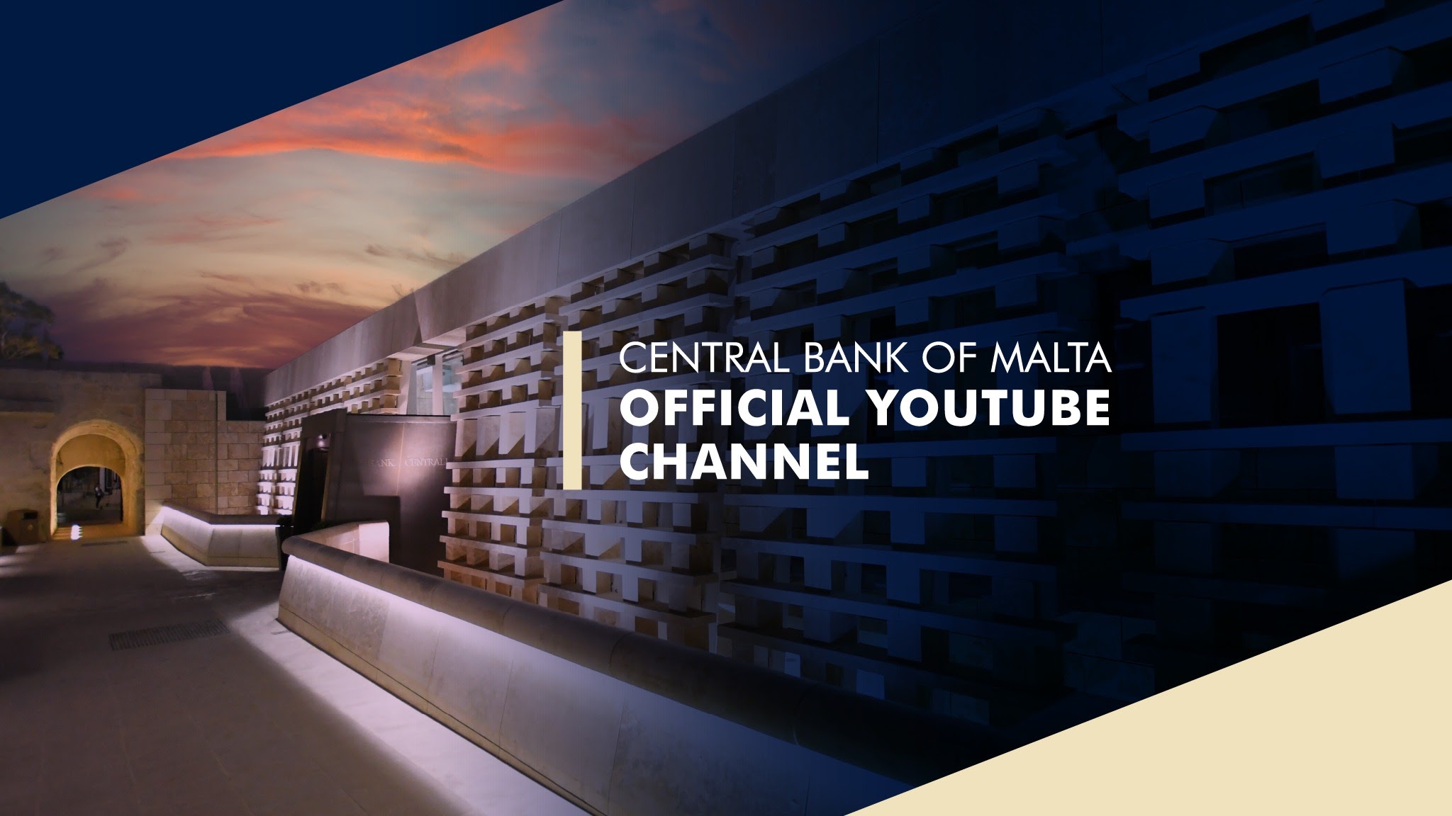 Bank Ċentrali ta' Malta / Central Bank of Malta YouTube banner