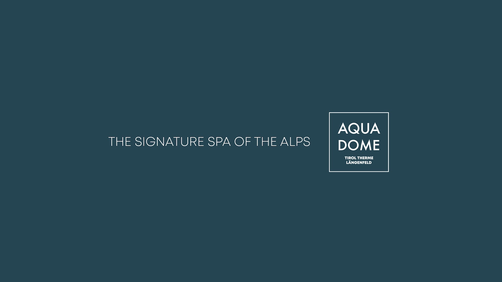 AQUA DOME (AQUA DOME - Tirol Therme) YouTube banner