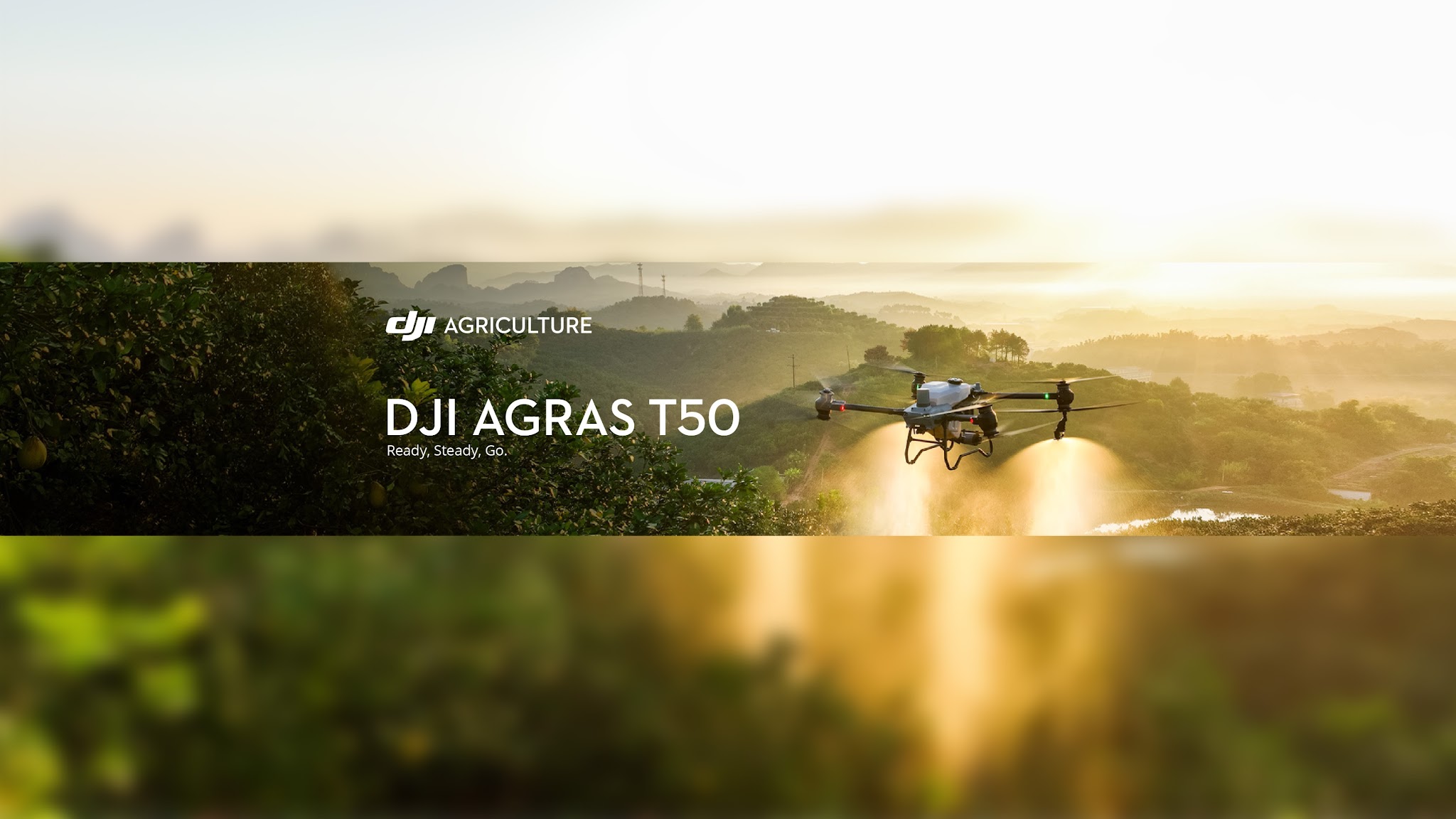DJI Agriculture YouTube banner