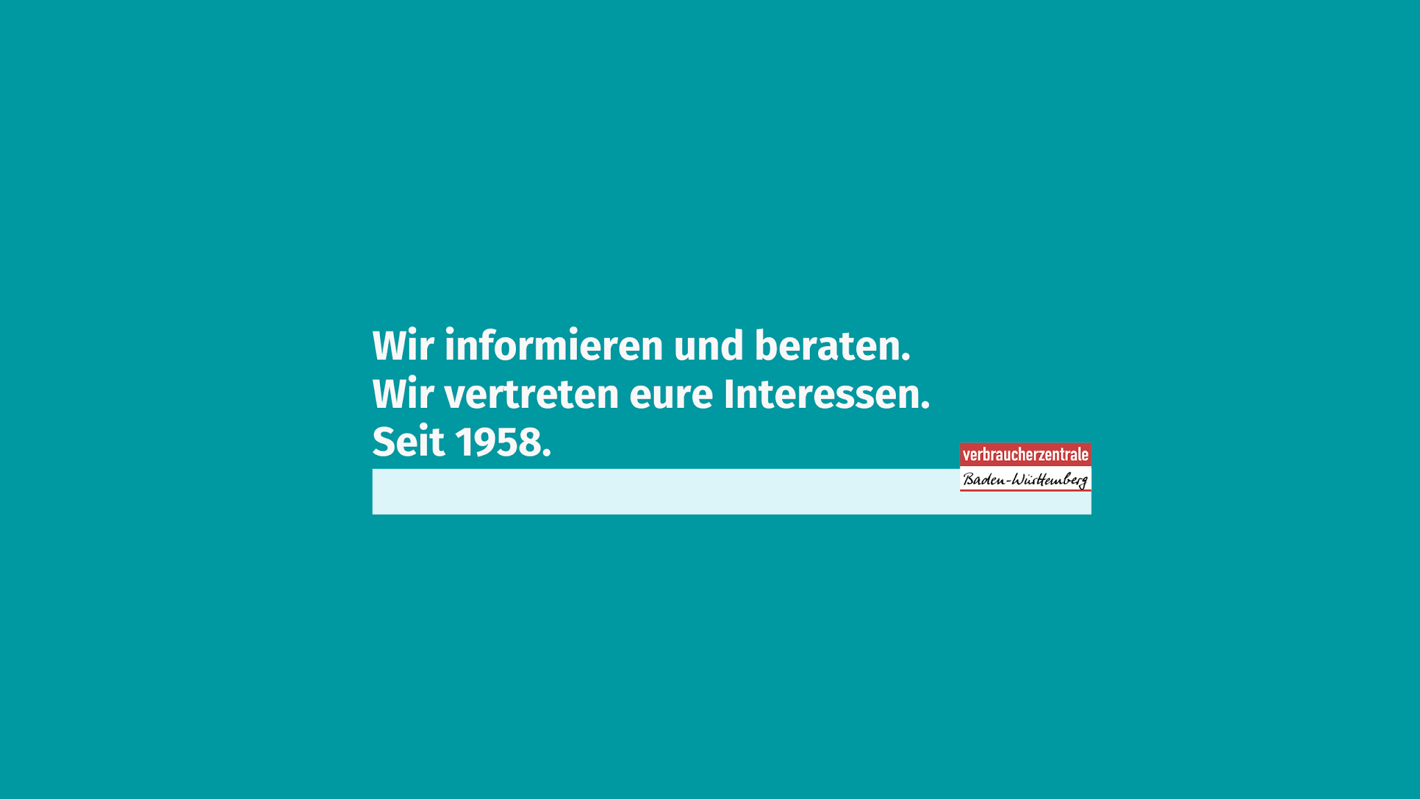 Verbraucherzentrale Baden-Württemberg YouTube banner