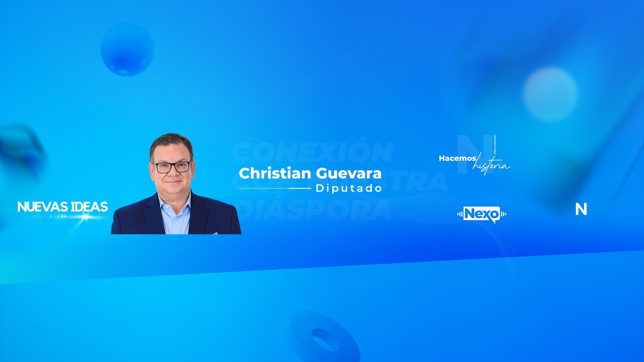 Diputado Christian Guevara YouTube banner