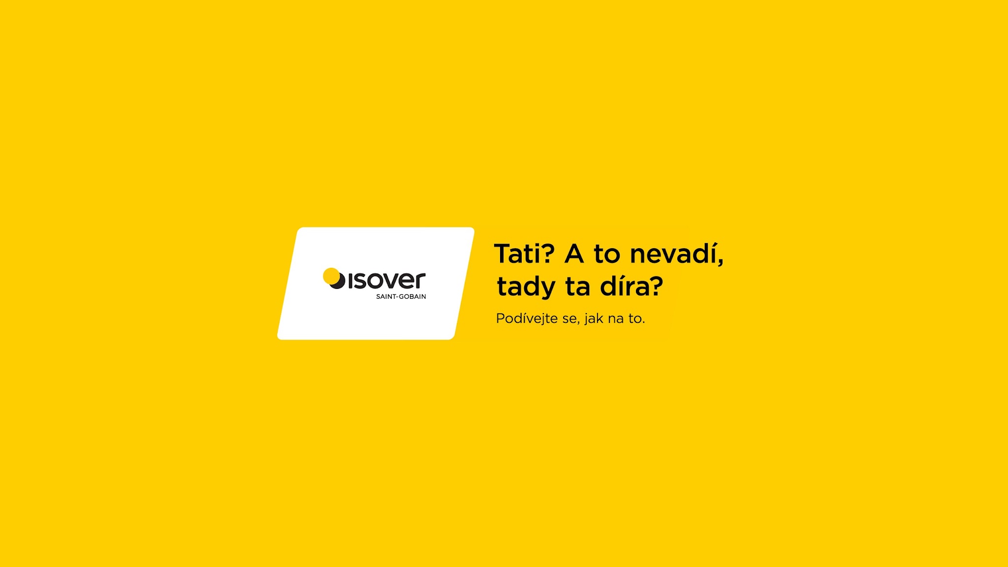 Isover CZ YouTube banner