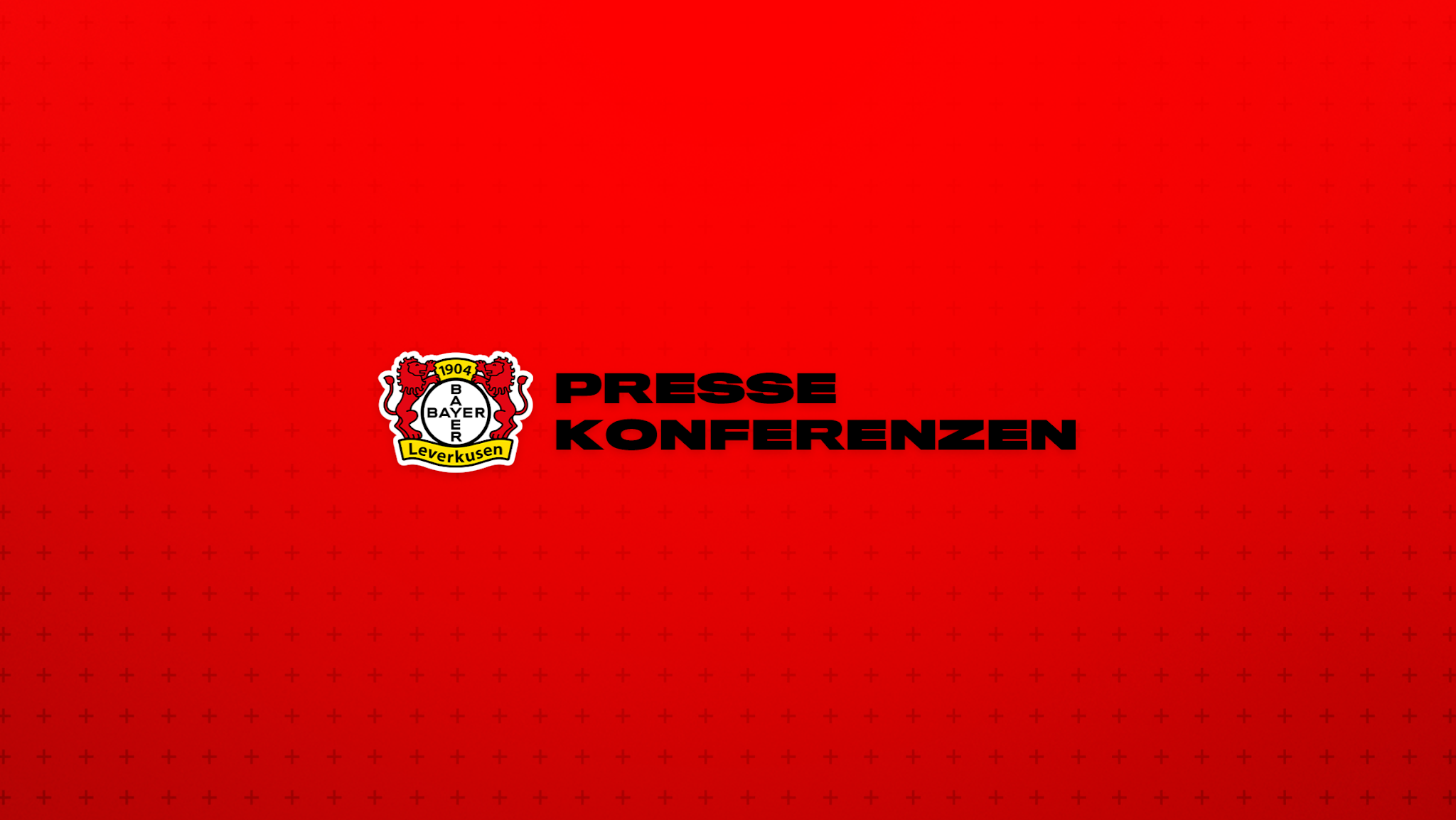 Bayer 04 Leverkusen – Pressekonferenzen YouTube banner