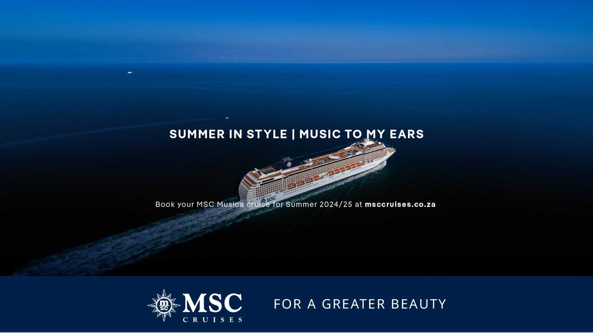 MSC Cruises South Africa YouTube banner