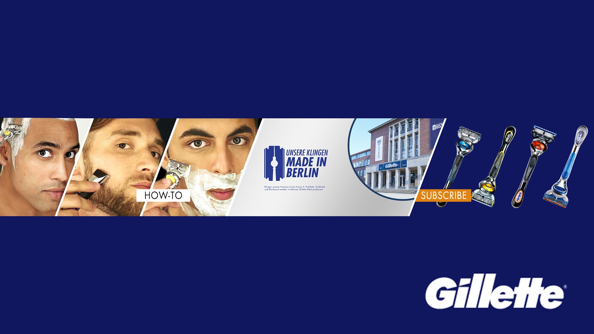 Gillette Deutschland YouTube banner