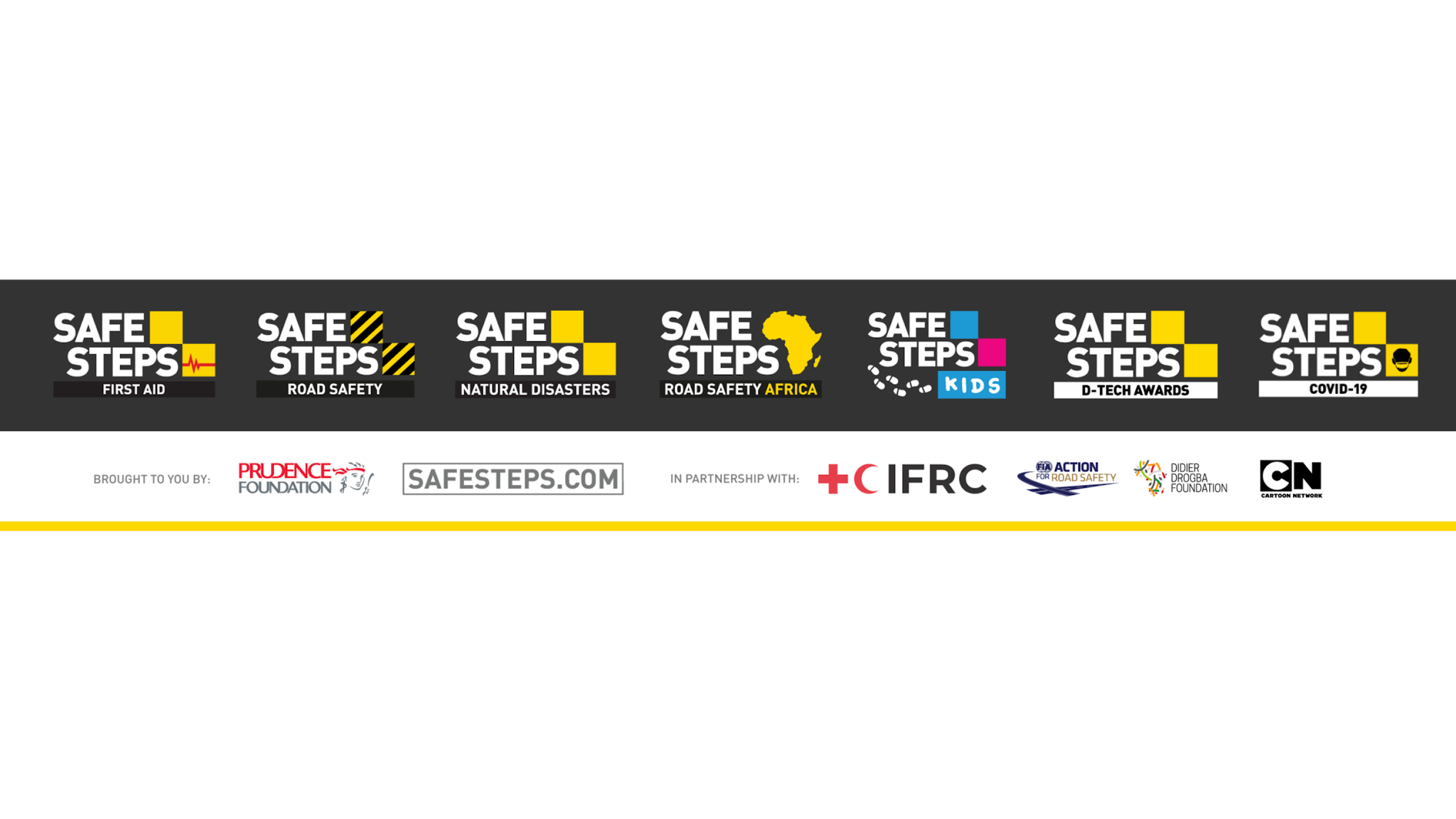 SAFE STEPS YouTube banner