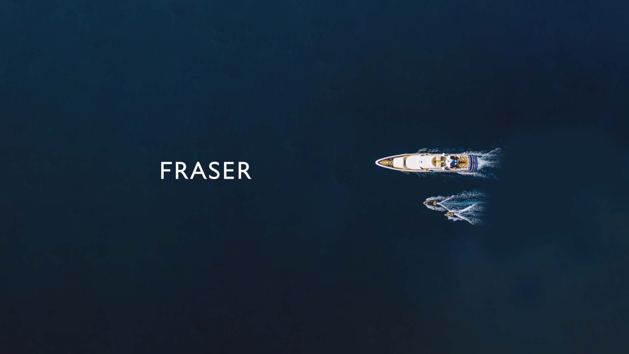 Fraser Yachts YouTube banner
