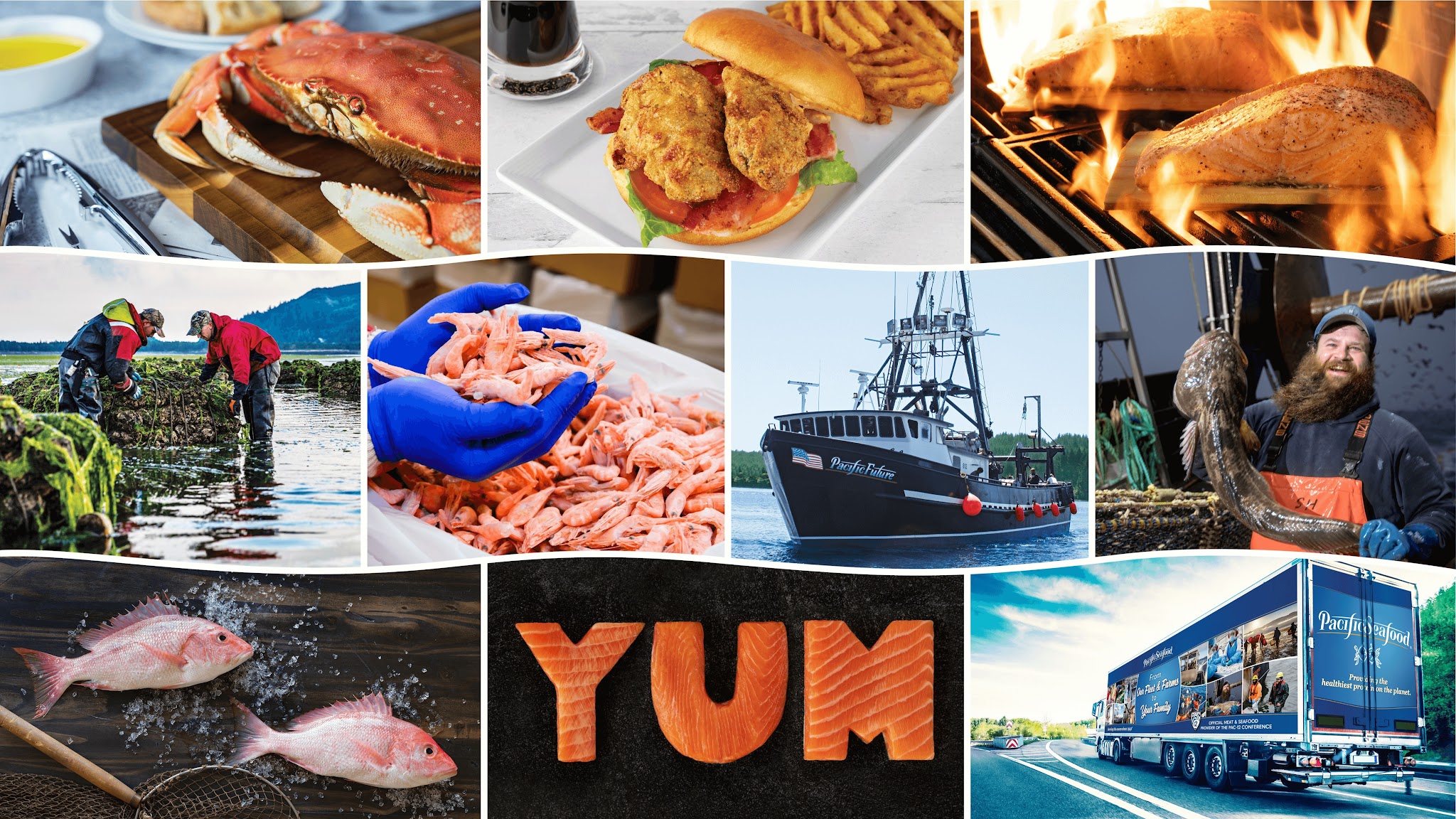 Pacific Seafood YouTube banner