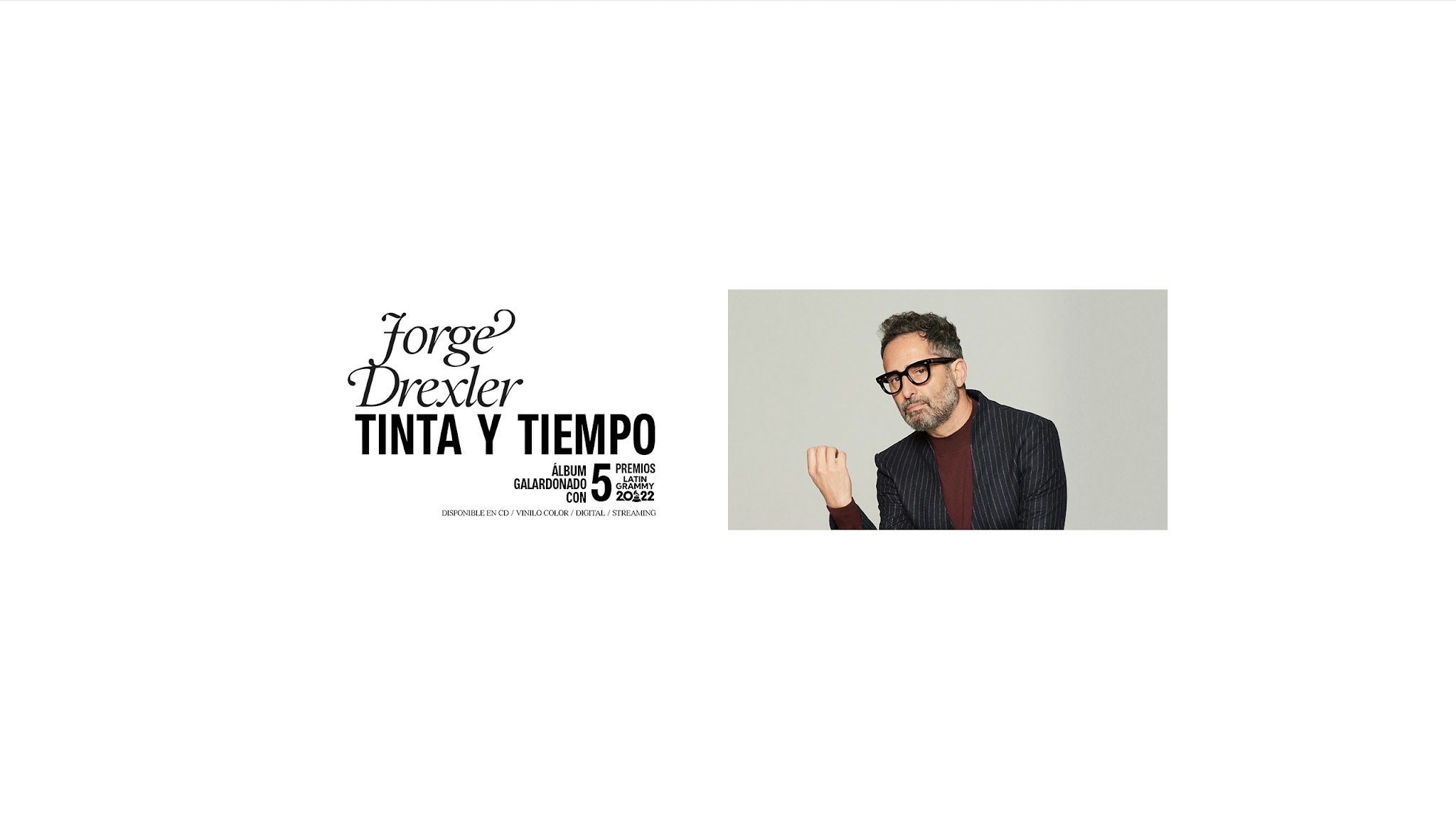 Jorge Drexler Oficial YouTube banner
