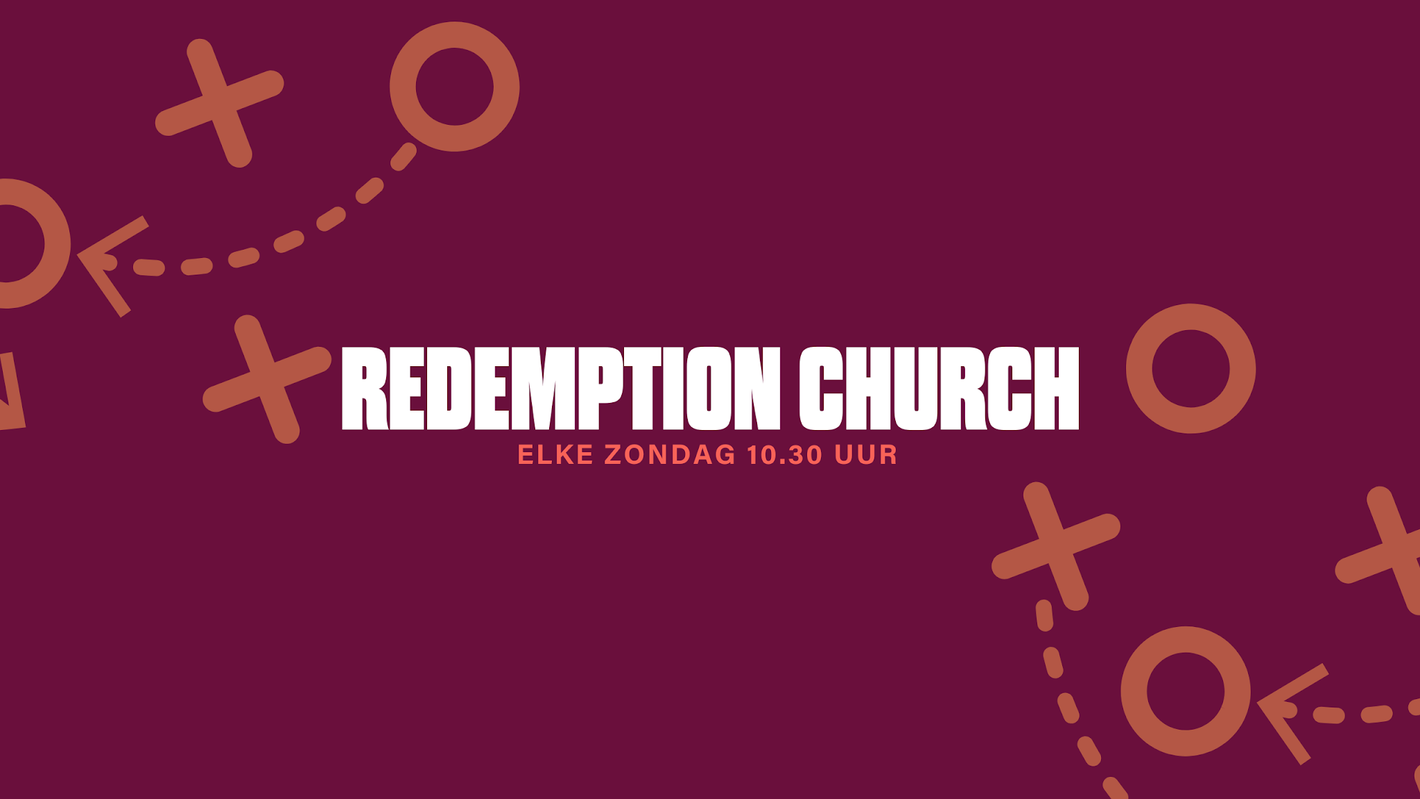 Redemption Church Netherlands YouTube banner