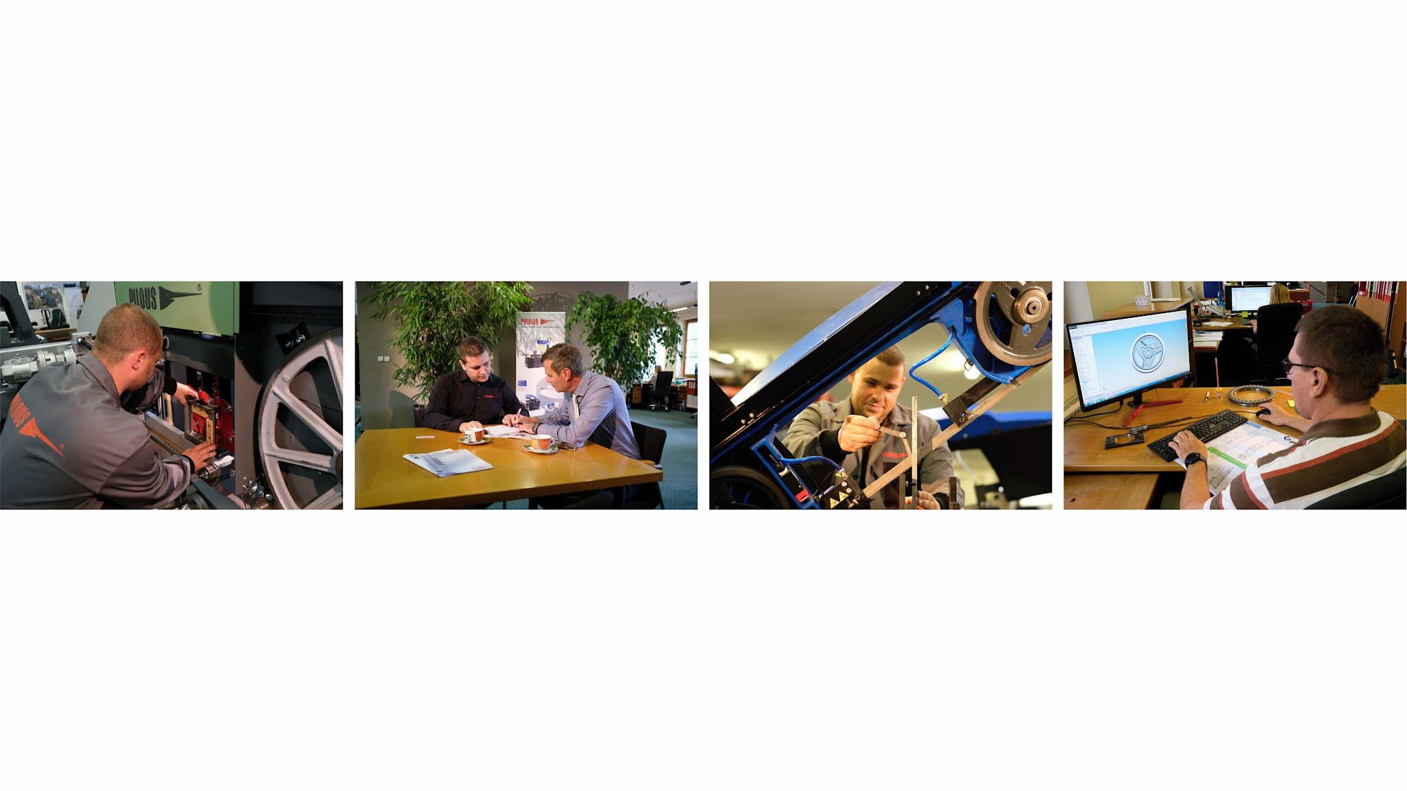 PILOUS pásové pily YouTube banner