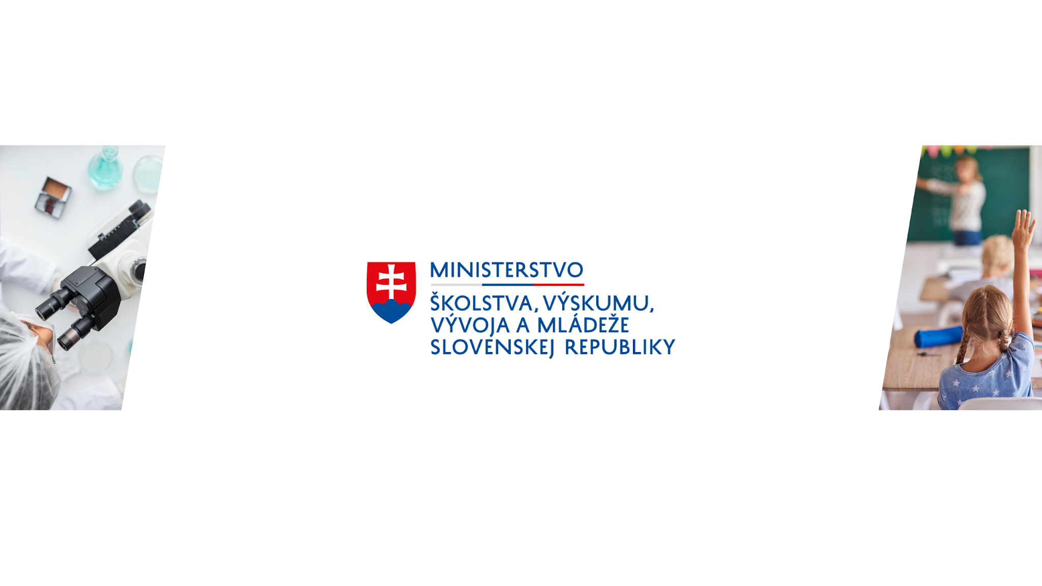 Ministerstvo školstva, výskumu, vývoja a mládežeSR YouTube banner