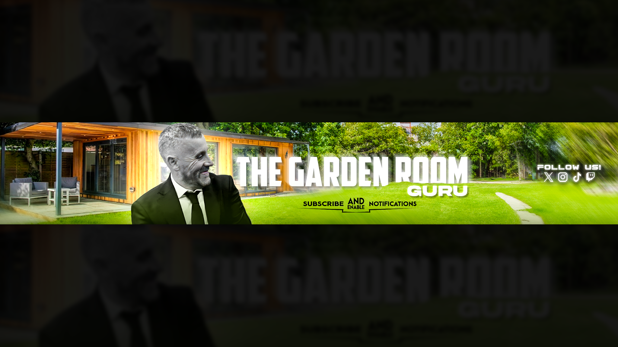 The Garden Room Guru YouTube banner