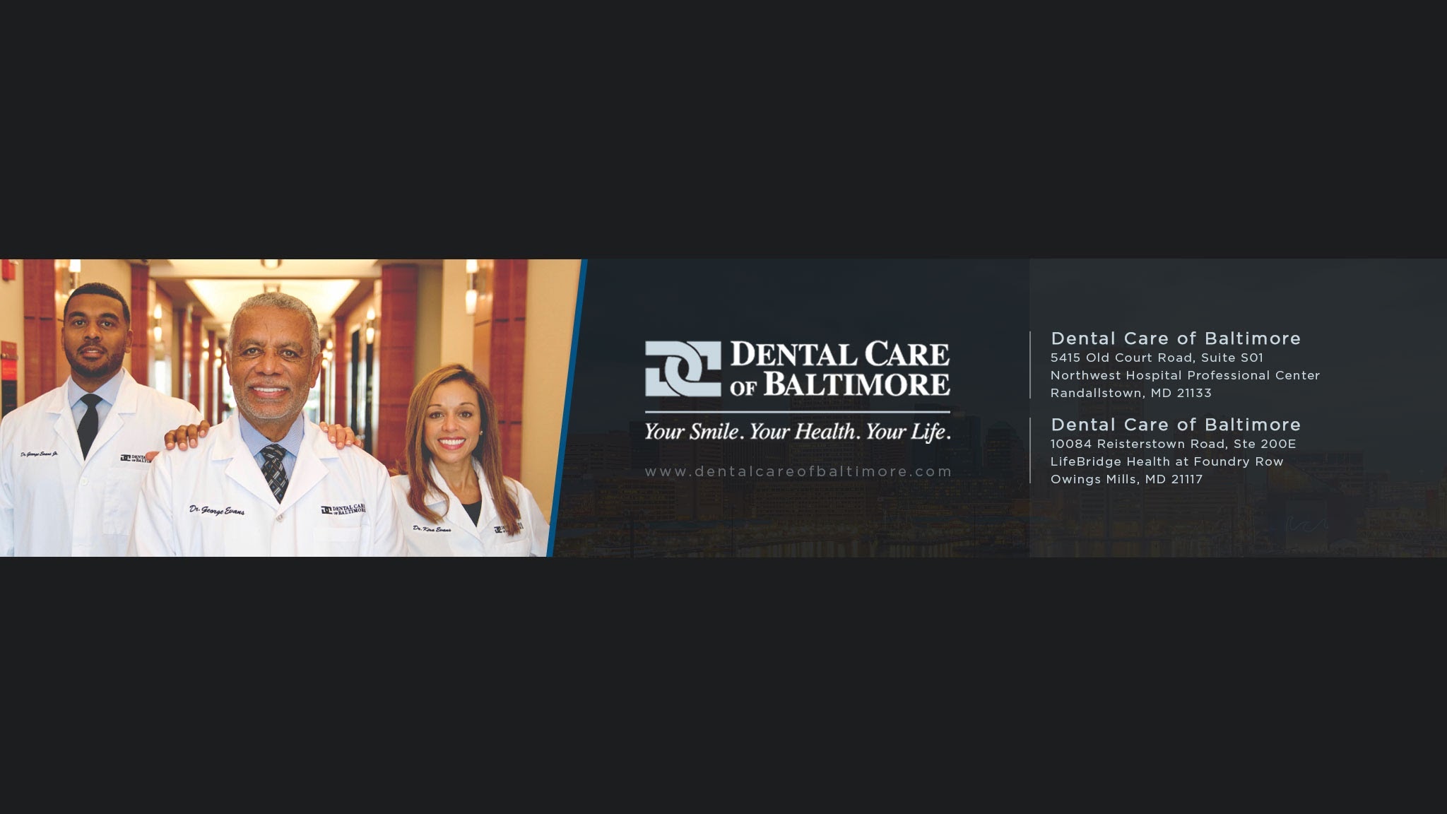 Dental Care of Baltimore YouTube banner