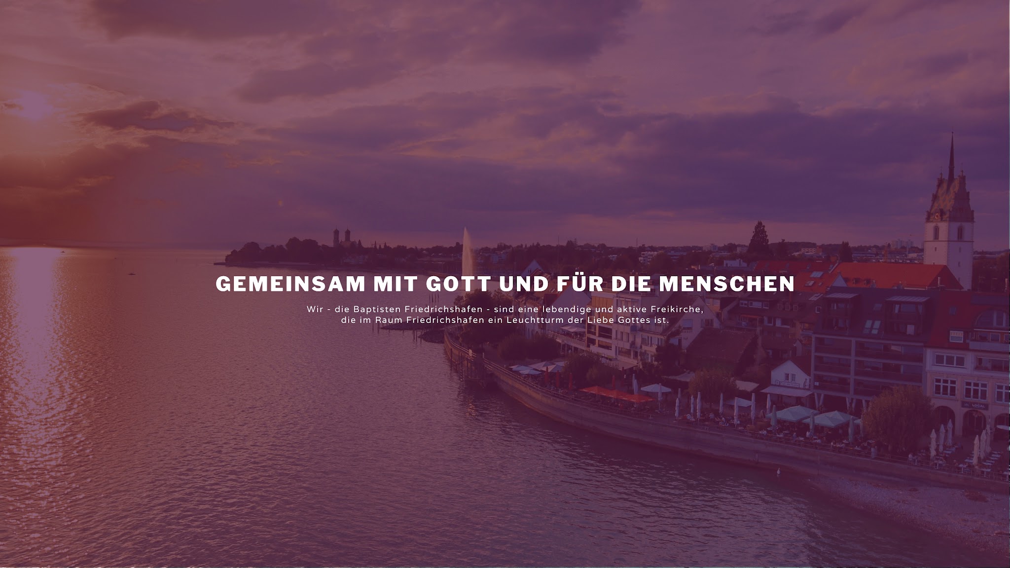 Baptisten Friedrichshafen YouTube banner